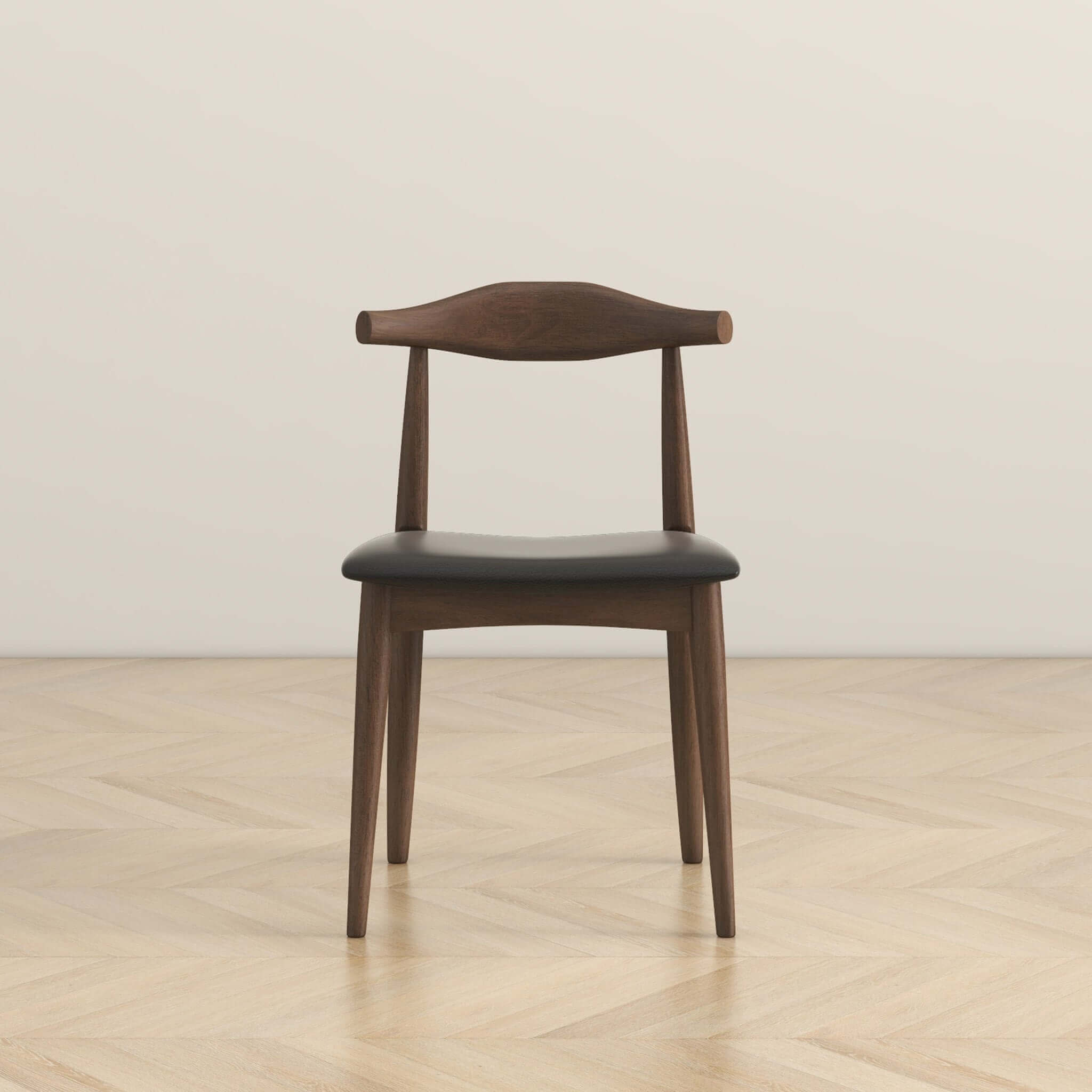 Cartigan Black Vegan Leather Dining Chair - New York Modern Furniture
