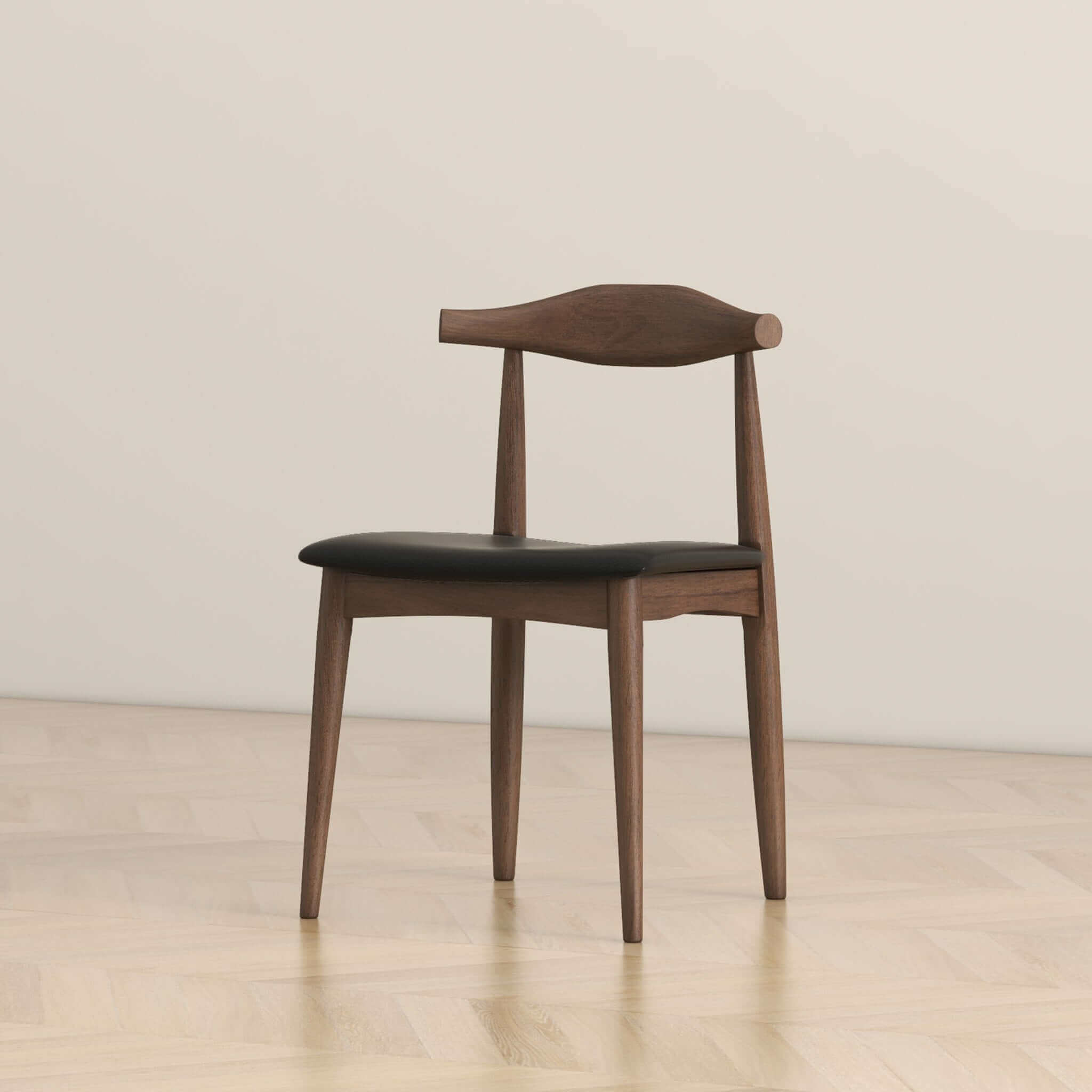 Cartigan Black Vegan Leather Dining Chair - New York Modern Furniture