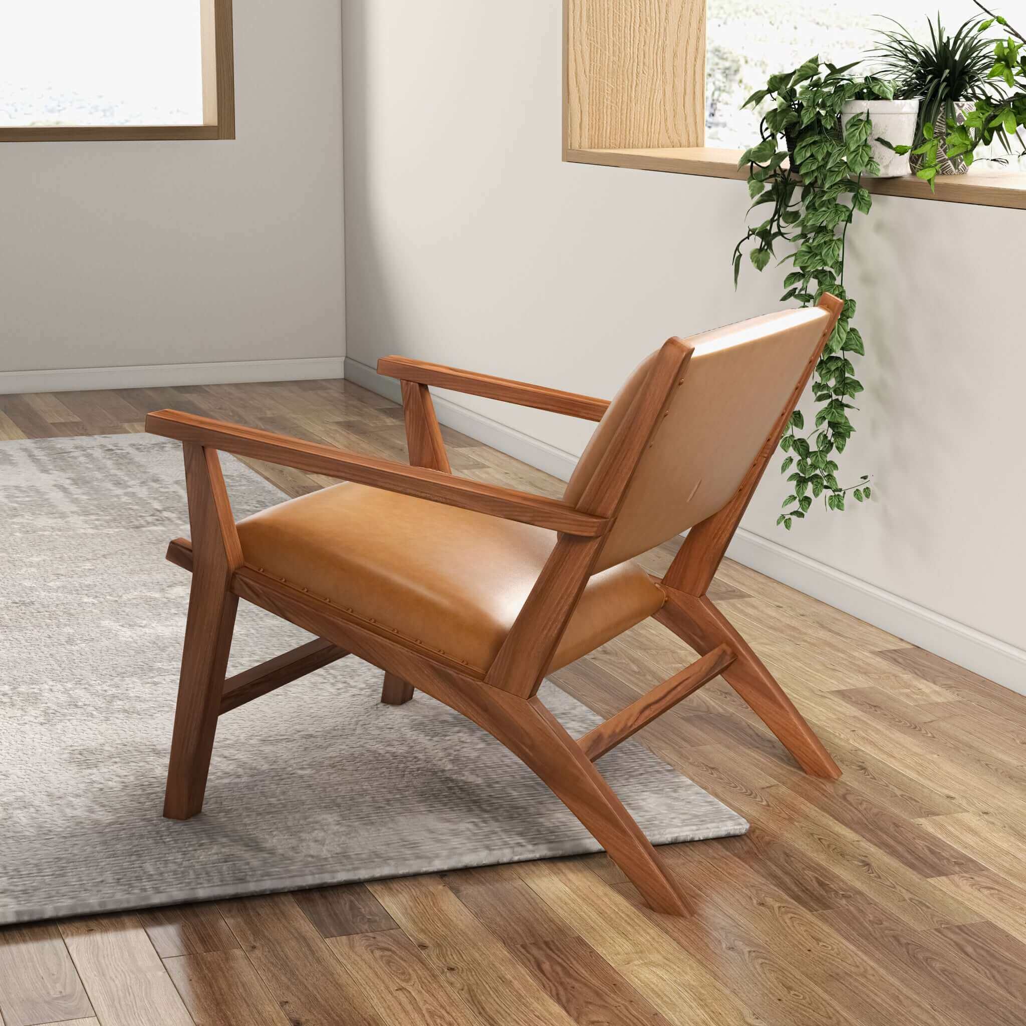 Erin Leather Lounge Chair - New York Modern Furniture