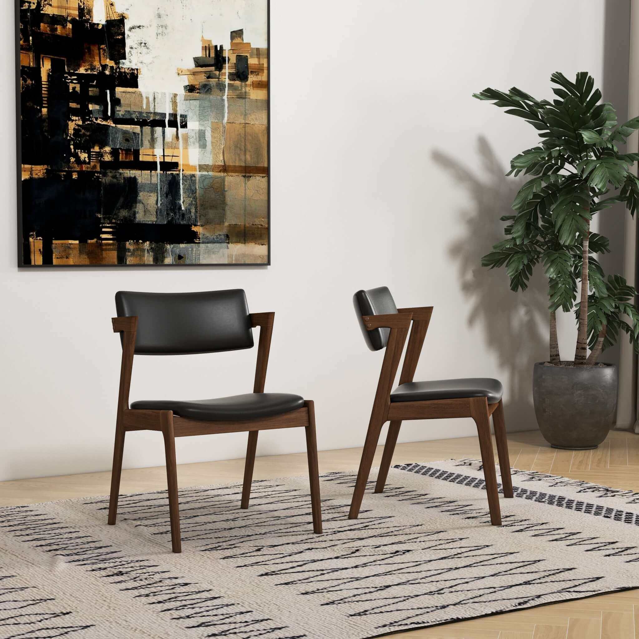 Essex Leather Dining Chair - New York Modern Furniture