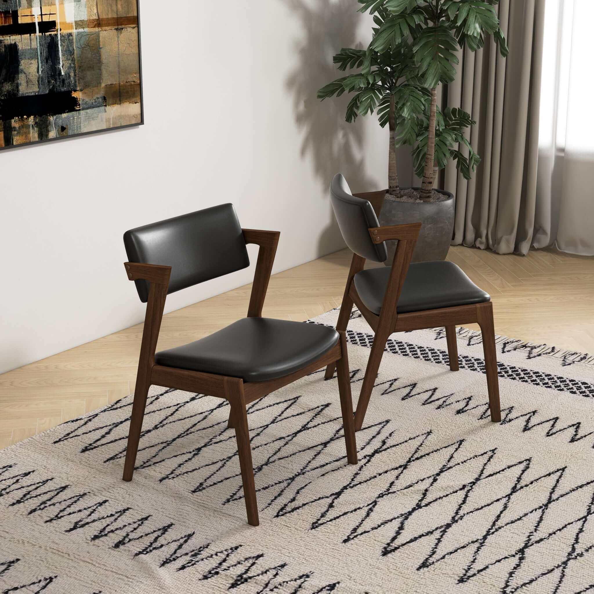 Essex Leather Dining Chair - New York Modern Furniture