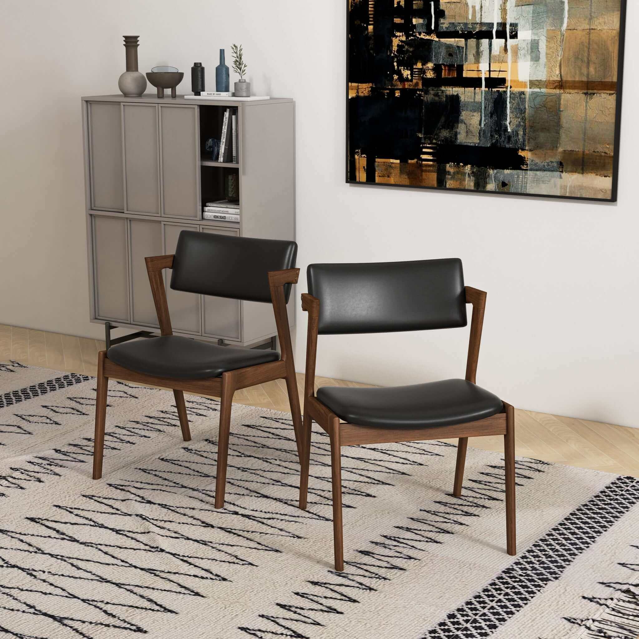 Essex Leather Dining Chair - New York Modern Furniture