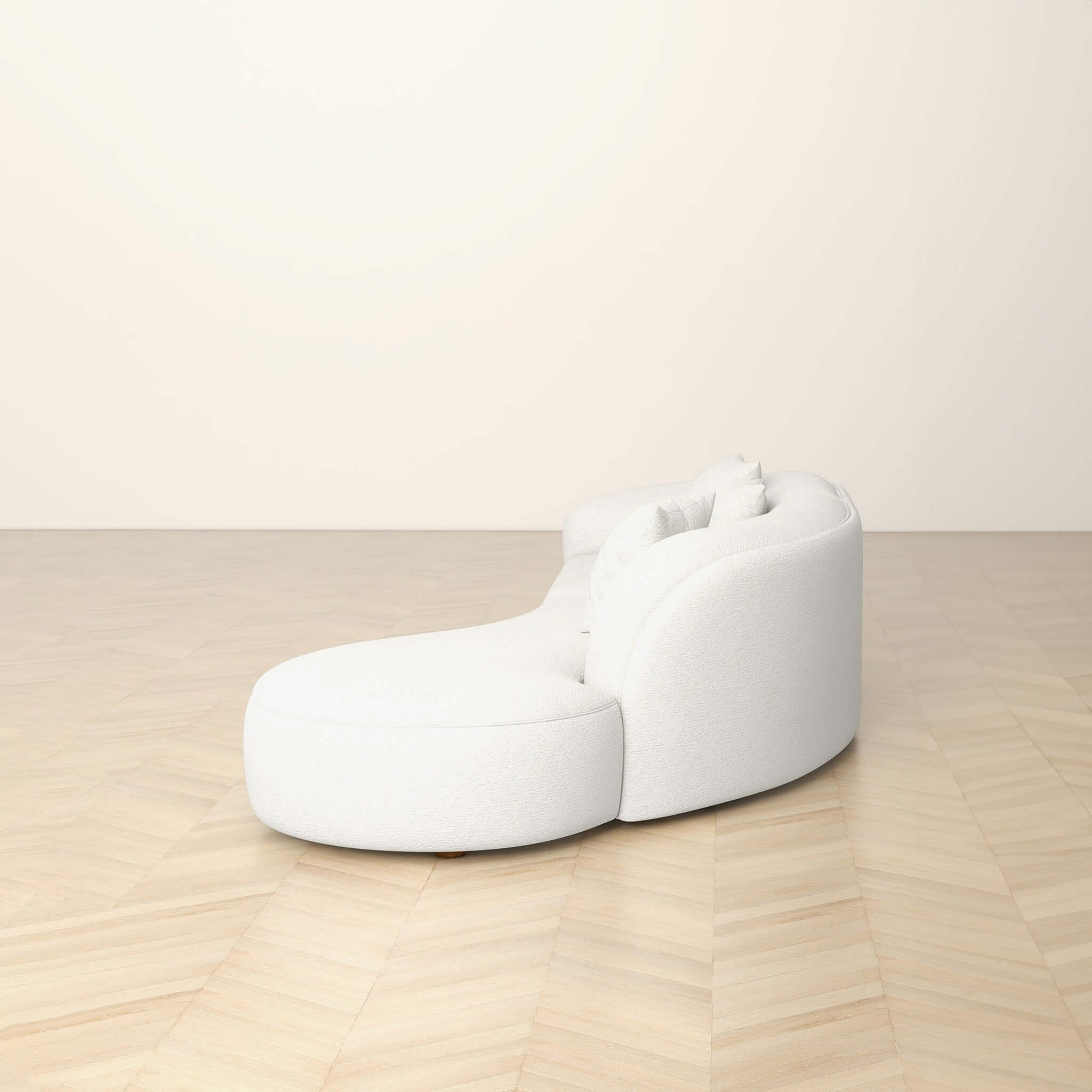 Galmen Sectional Boucle Sofa - New York Modern Furniture