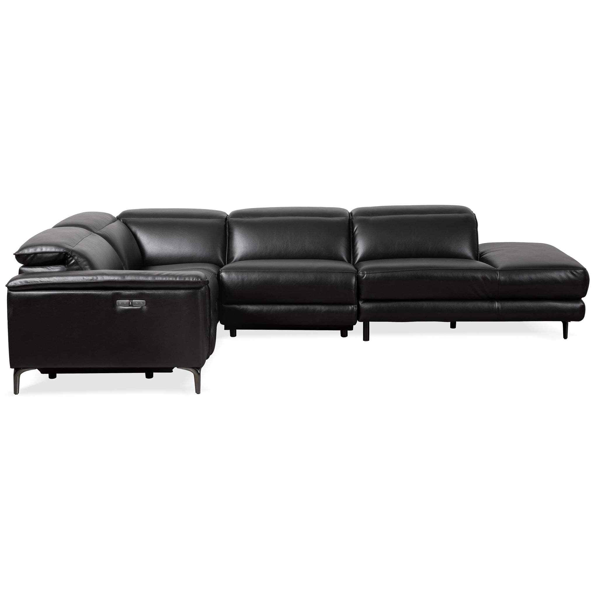 Grayson Vegan Leather Reclining Sectional Sofa - New York Modern Furniture