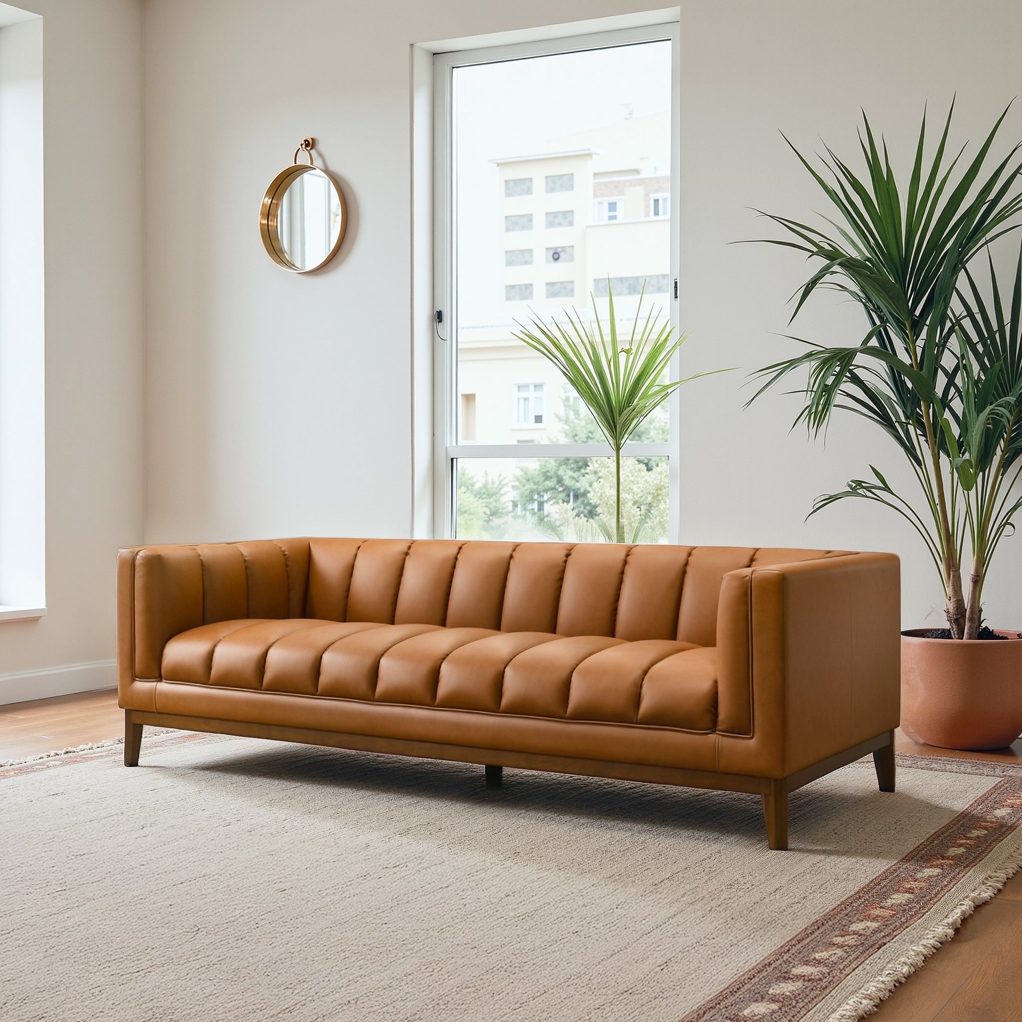 Greenpoint Vegan Leather Sofa - New York Modern Furniture