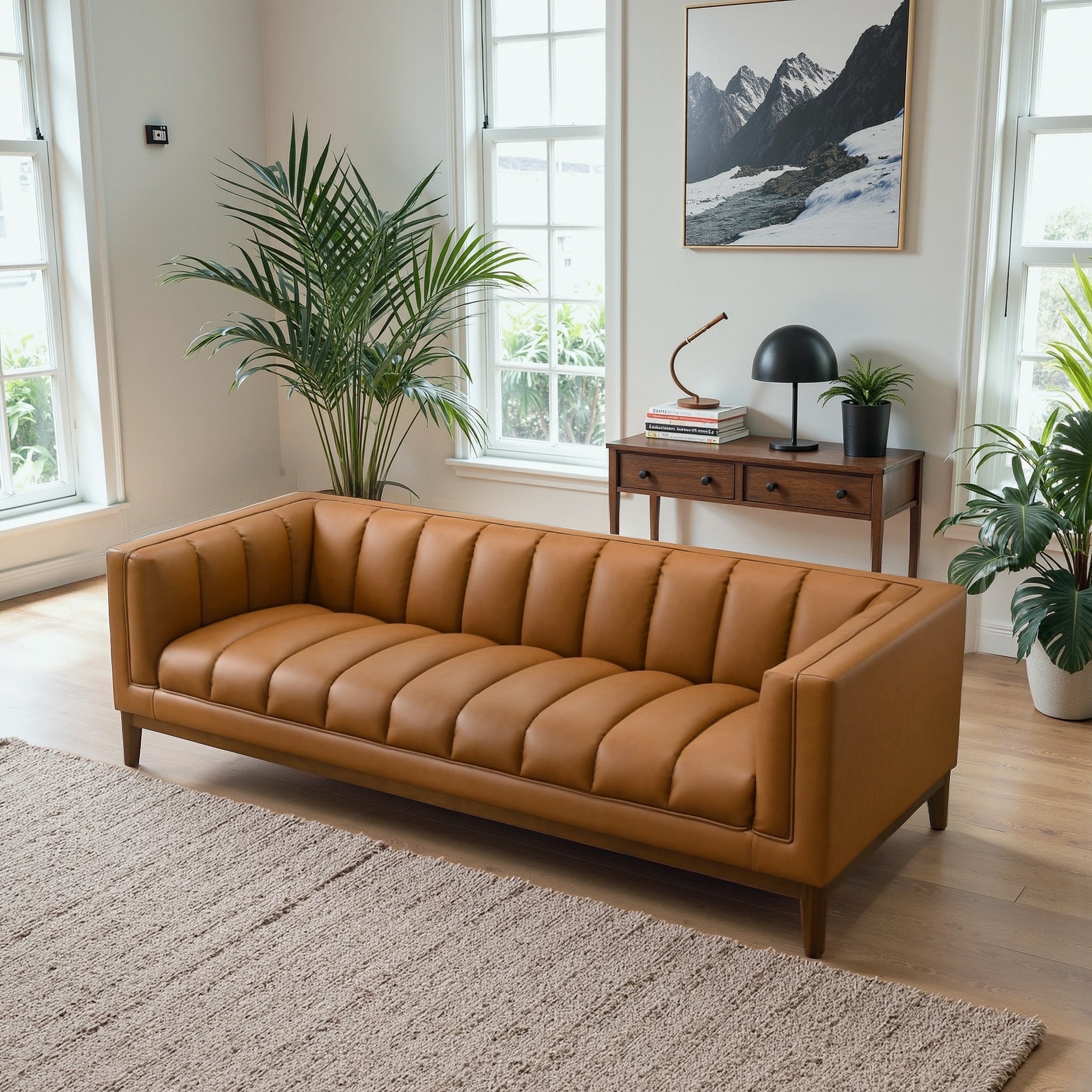 Greenpoint Vegan Leather Sofa - New York Modern Furniture