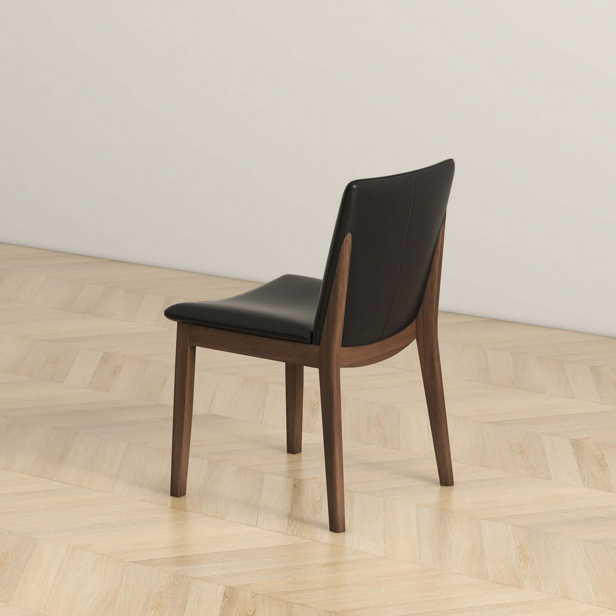 Hamilton Black Vegan Leather Dining Chair (Set of 2)