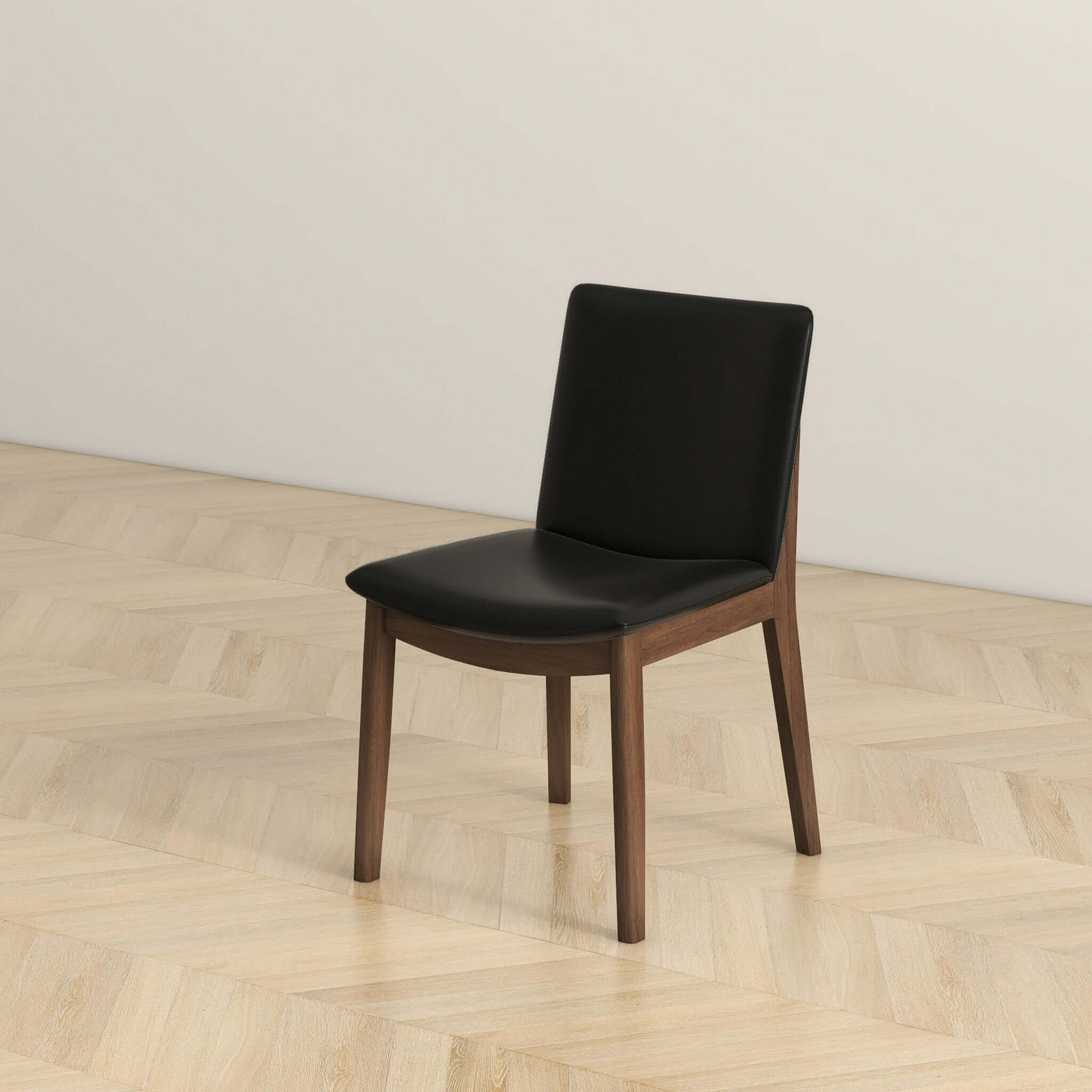 Hamilton Black Vegan Leather Dining Chair (Set of 2)