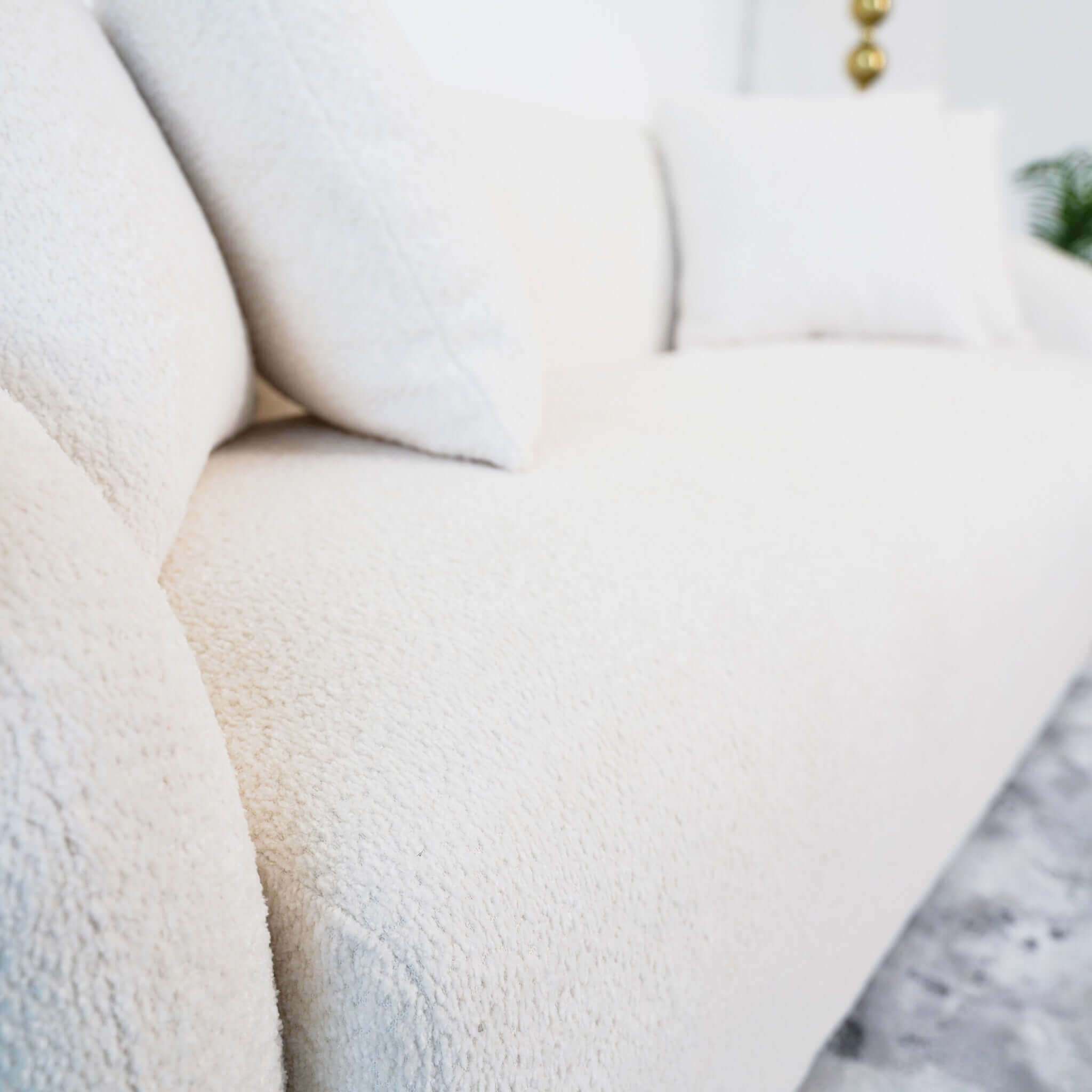 Harlem Japandi Style Boucle Sofa - New York Modern Furniture