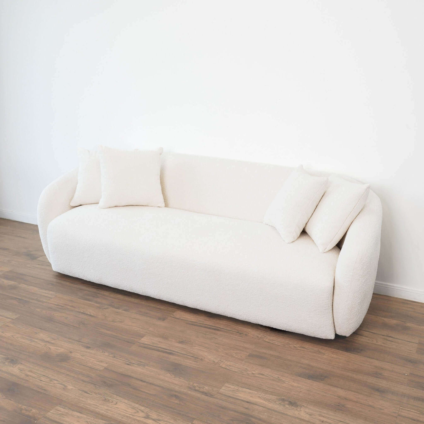 Harlem Japandi Style Boucle Sofa - New York Modern Furniture
