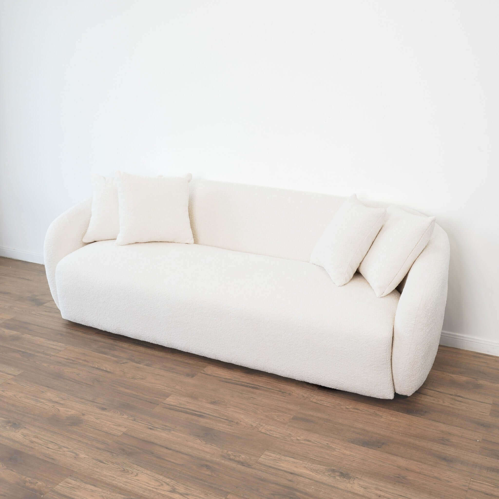 Harlem Japandi Style Boucle Sofa - New York Modern Furniture