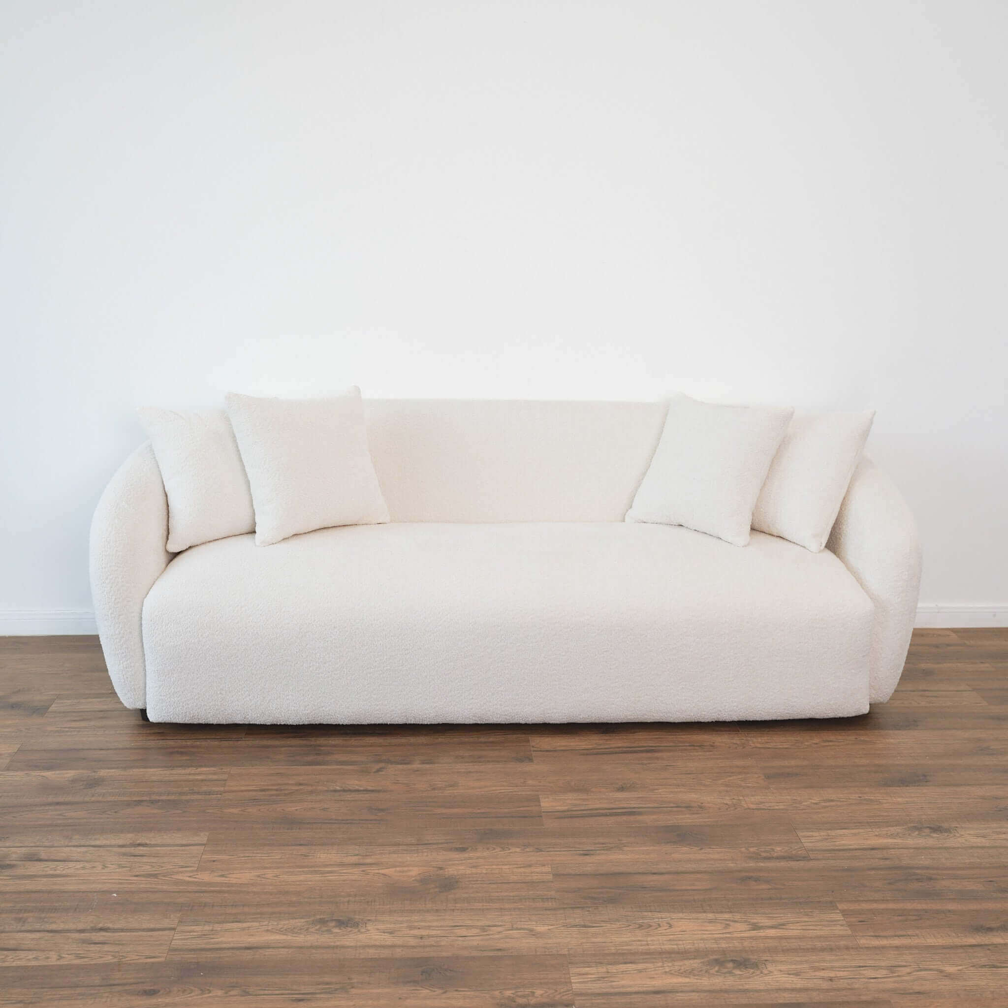 Harlem Japandi Style Boucle Sofa - New York Modern Furniture