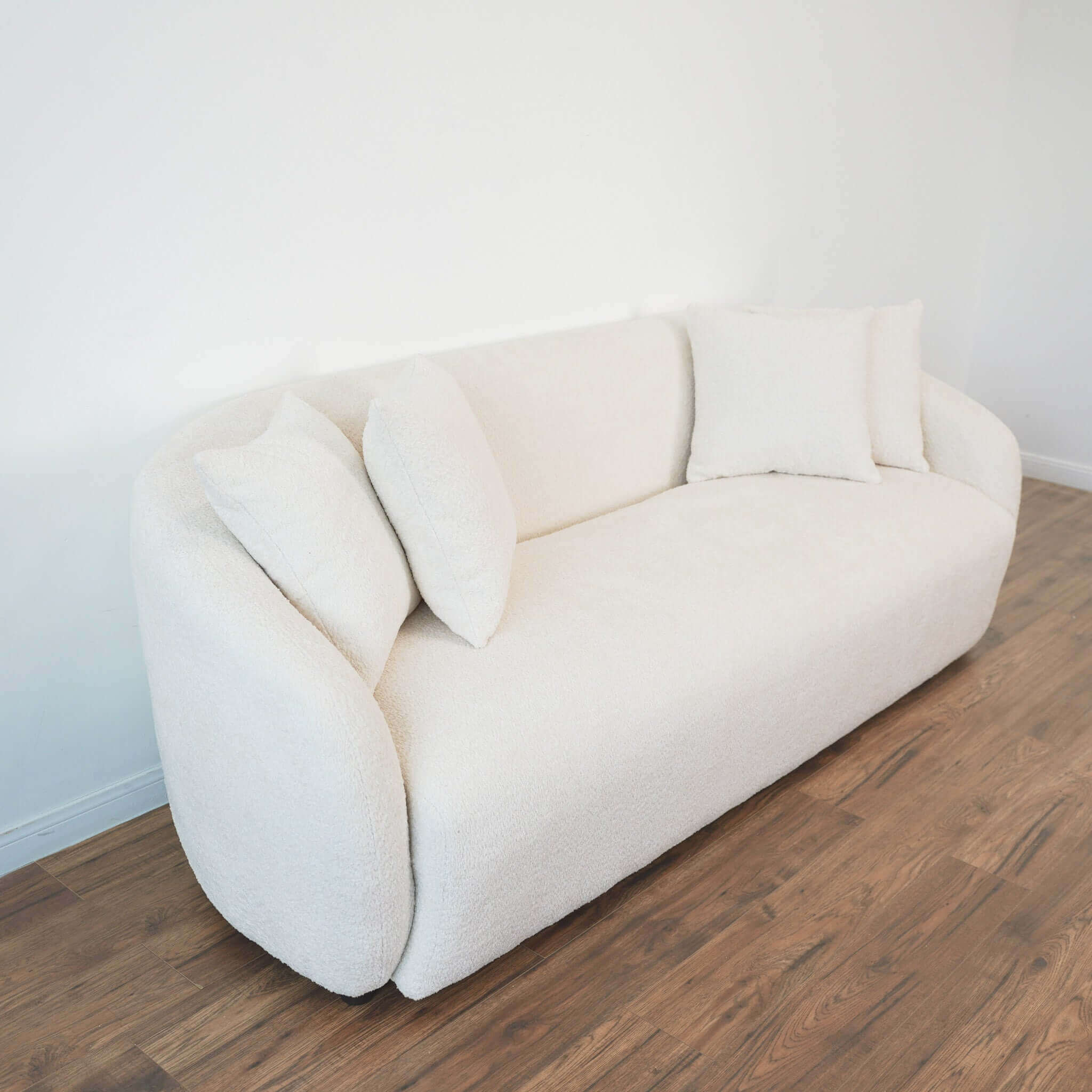 Harlem Japandi Style Boucle Sofa - New York Modern Furniture
