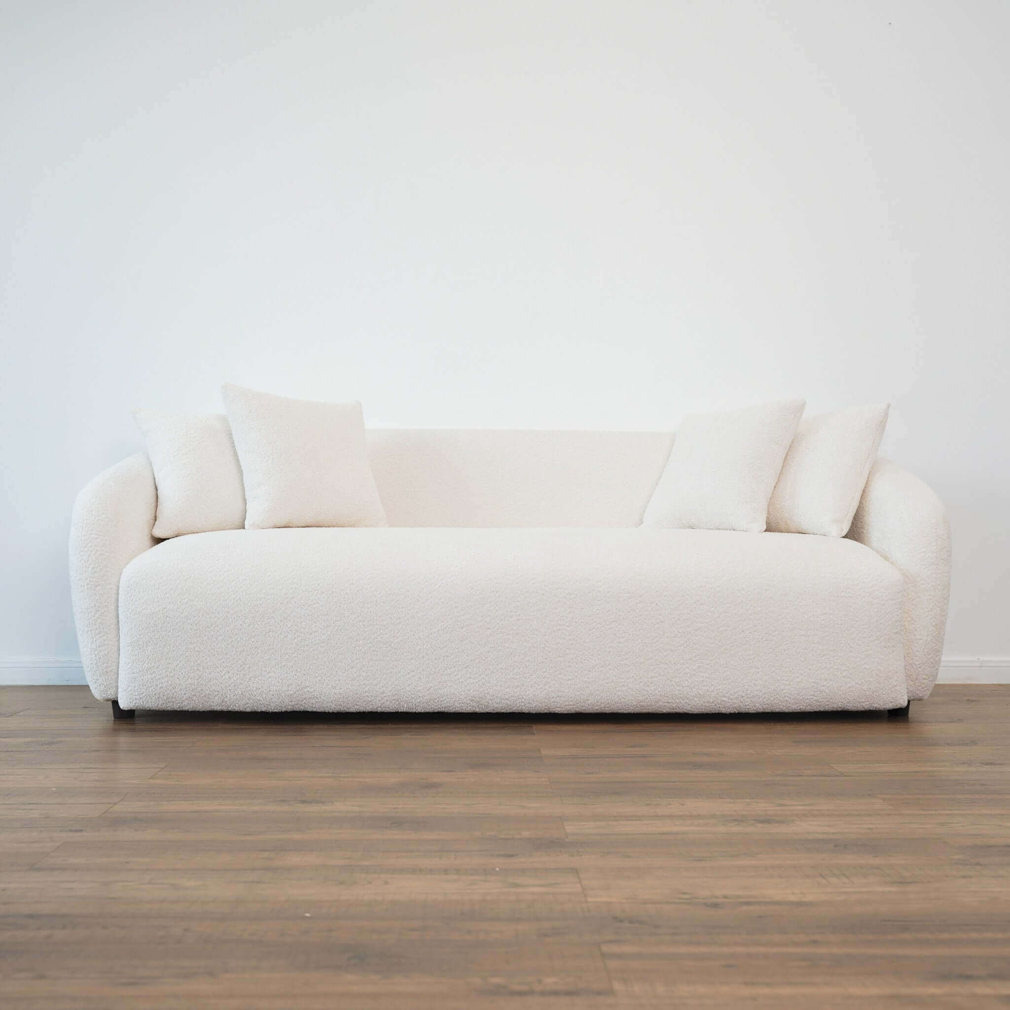 Harlem Japandi Style Boucle Sofa - New York Modern Furniture