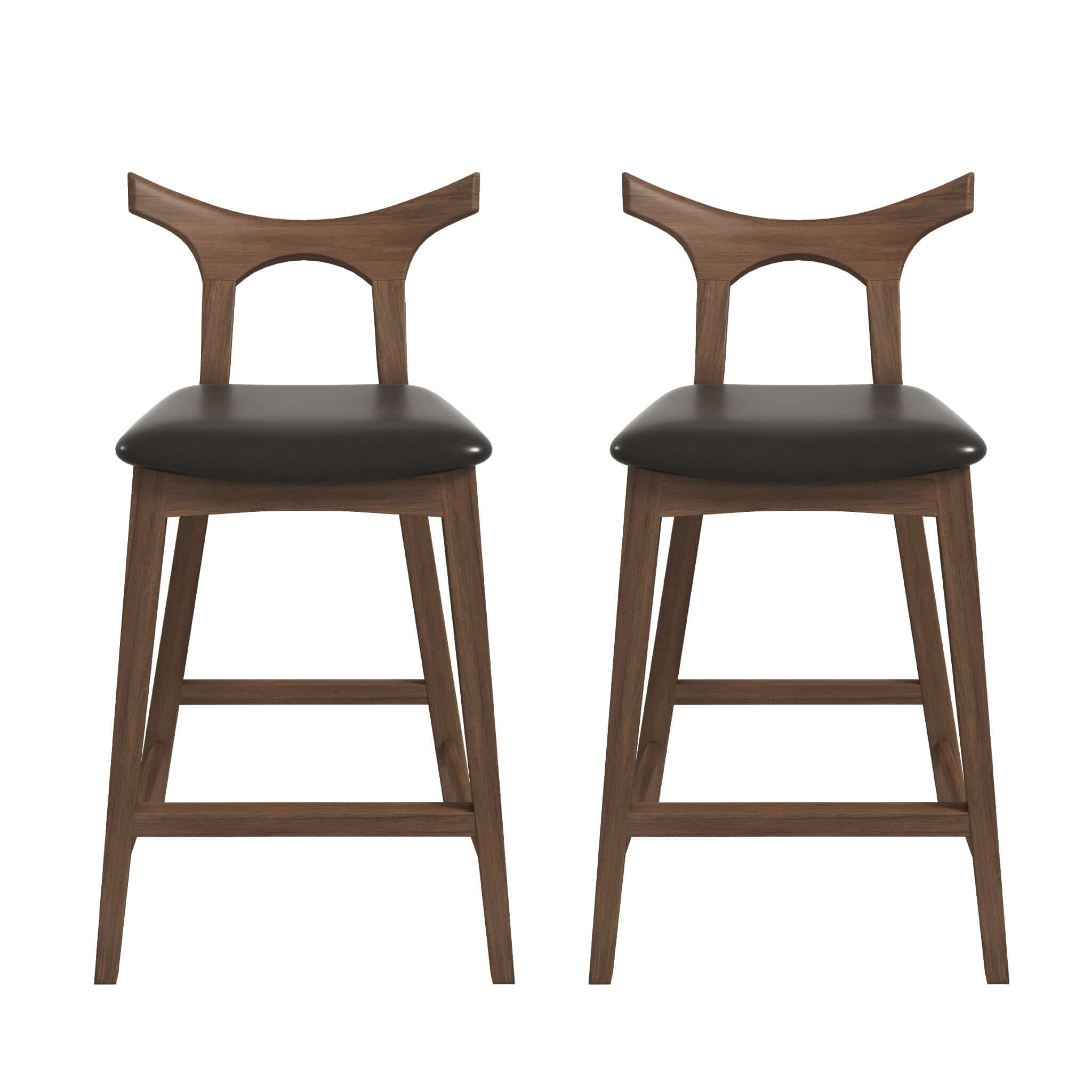Nosh Leather Counter Chair - New York Modern Furniture