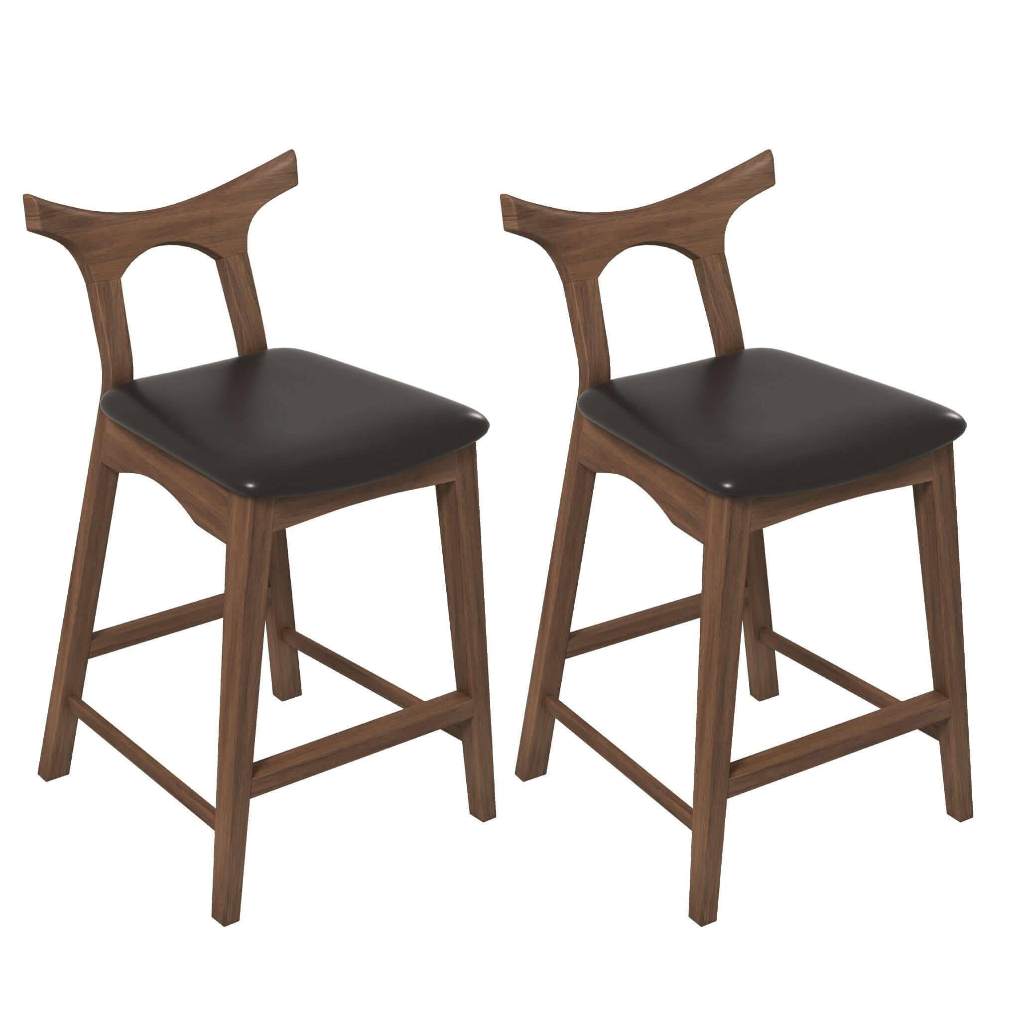 Nosh Leather Counter Chair - New York Modern Furniture