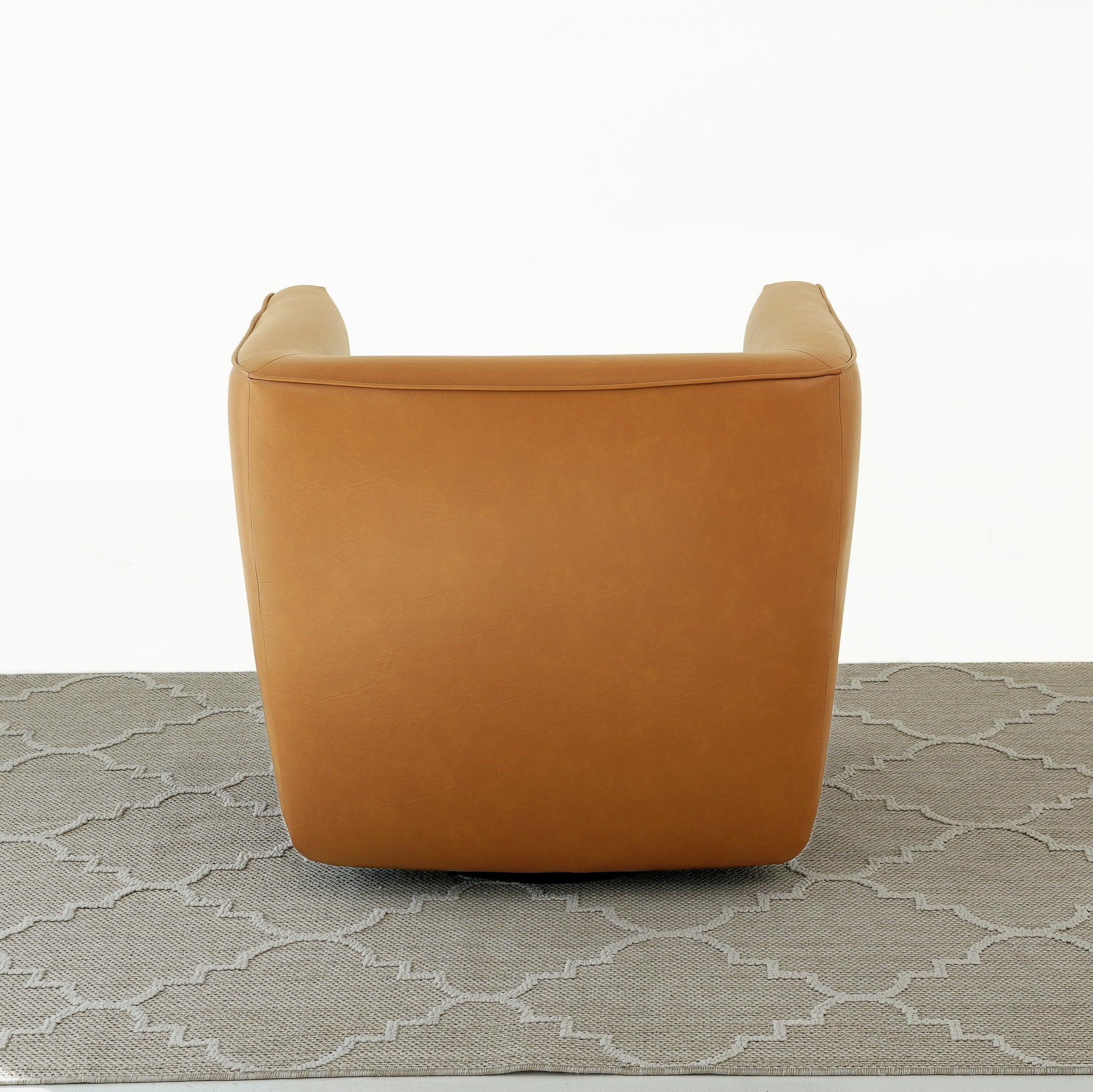 Pavilion Vegan Leather Swivel Chair - New York Modern Furniture