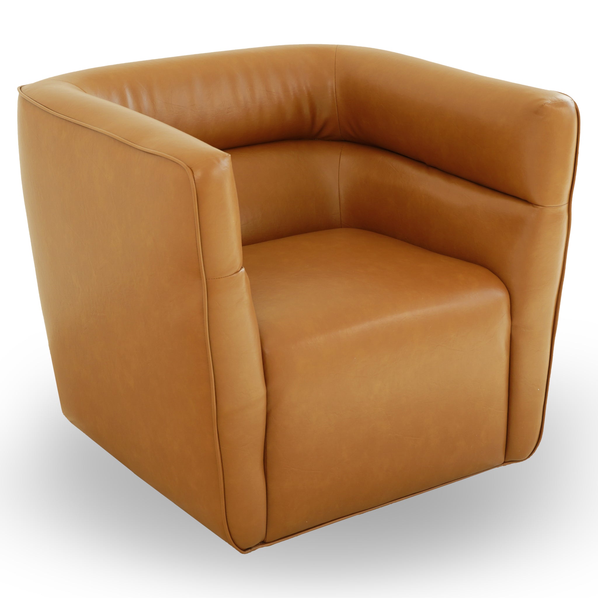 Pavilion Vegan Leather Swivel Chair - New York Modern Furniture