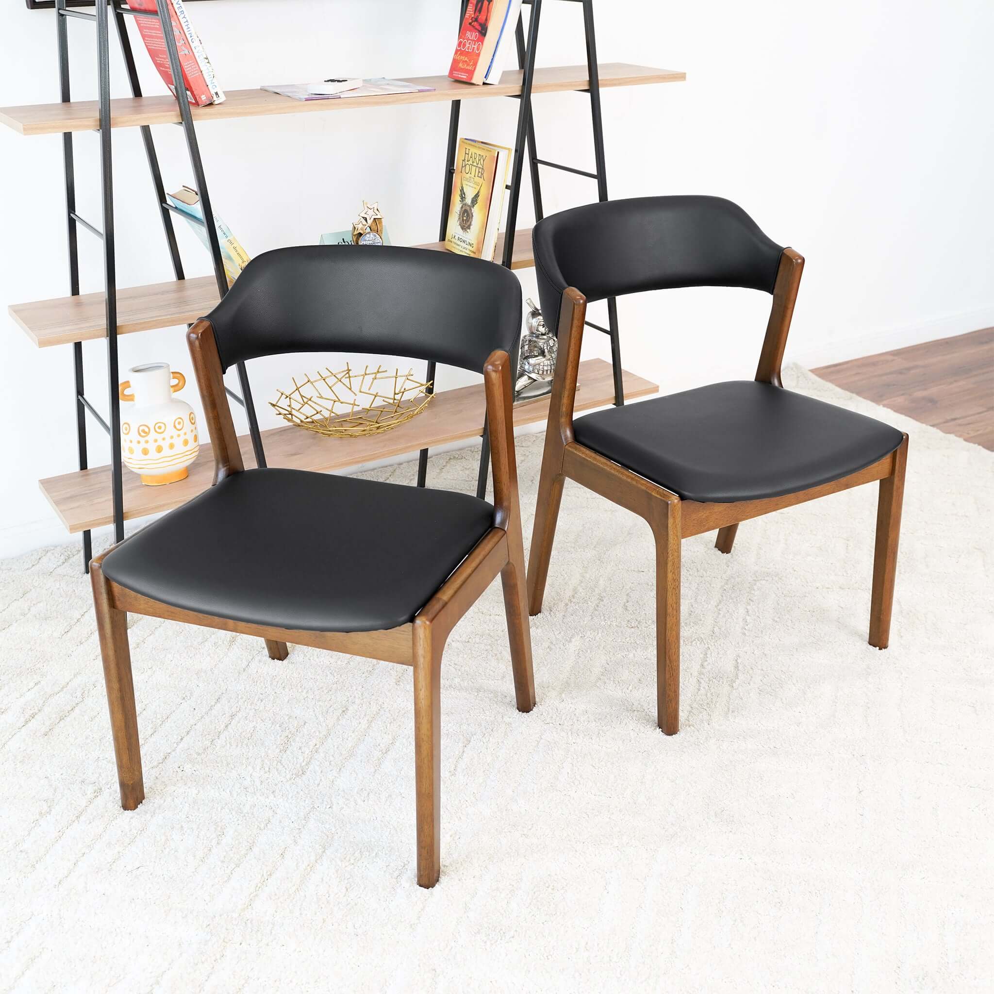 Reyes Leather Dining Chair (Set of 2)