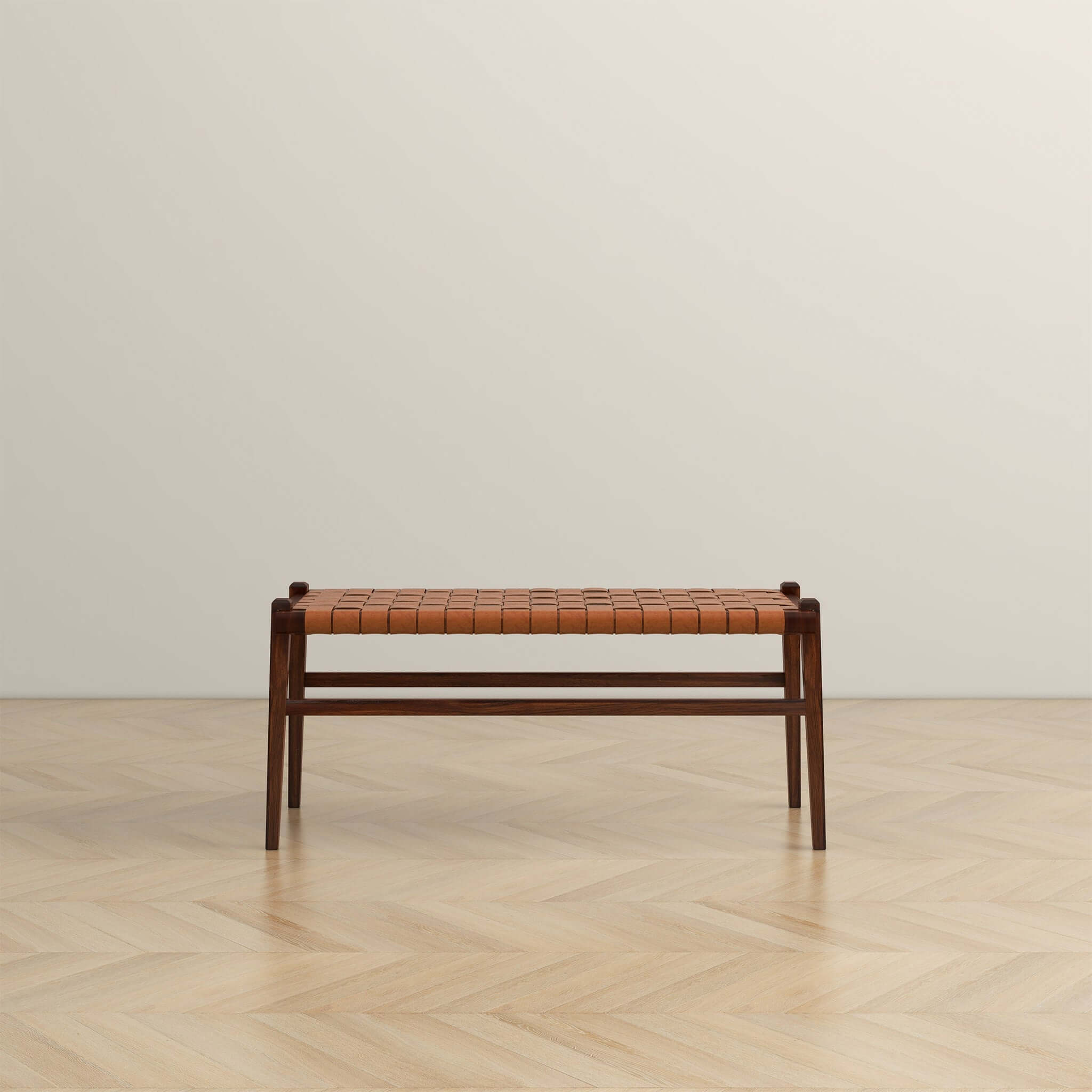 Saddle Leather Bench - New York Modern Furniture