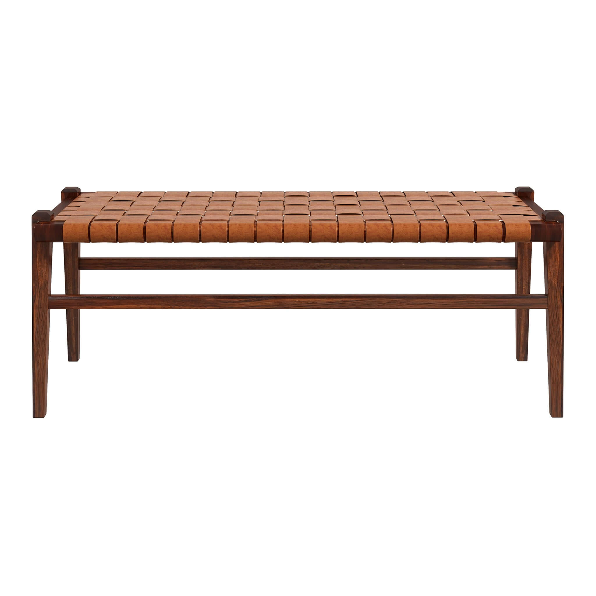 Saddle Leather Bench - New York Modern Furniture