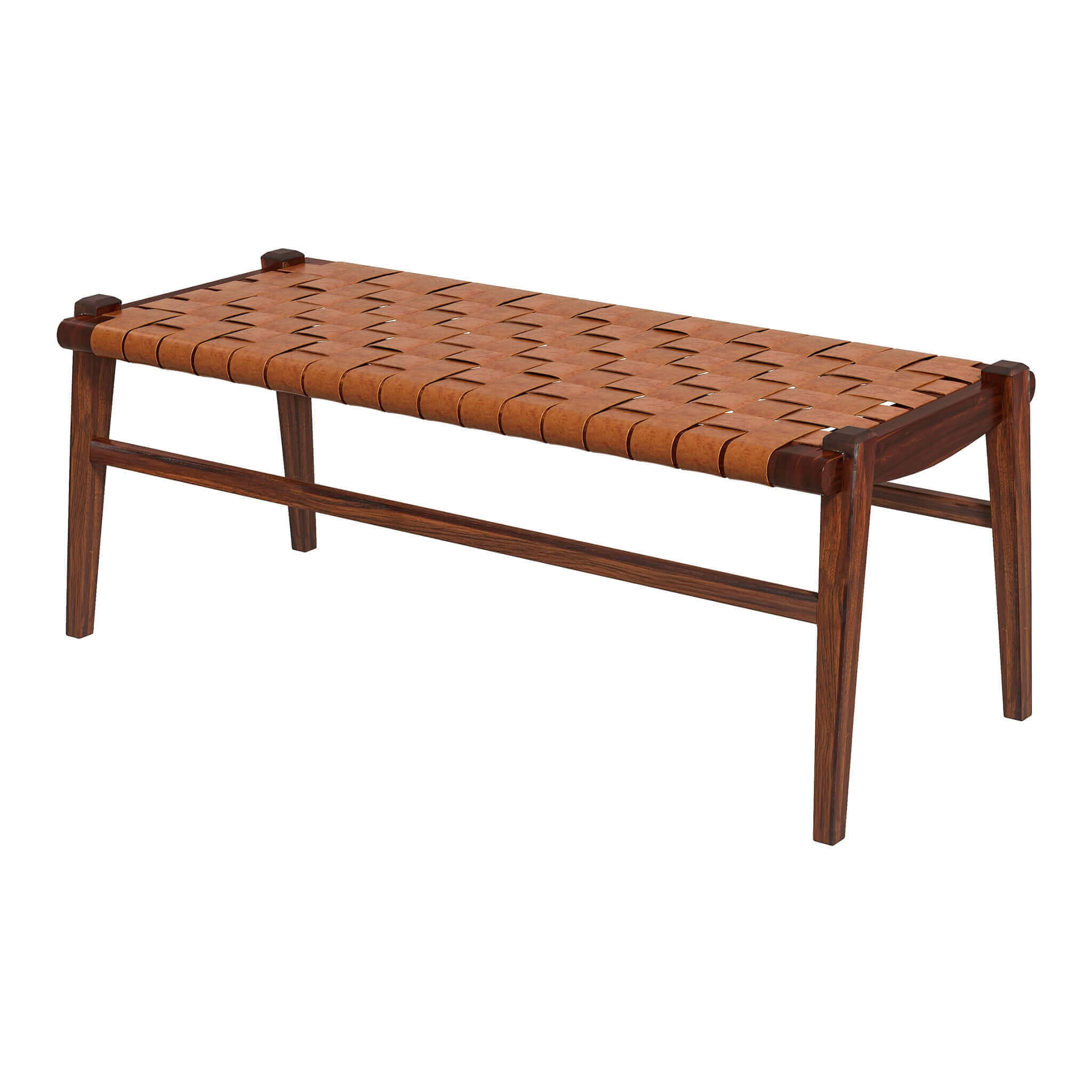 Saddle Leather Bench - New York Modern Furniture