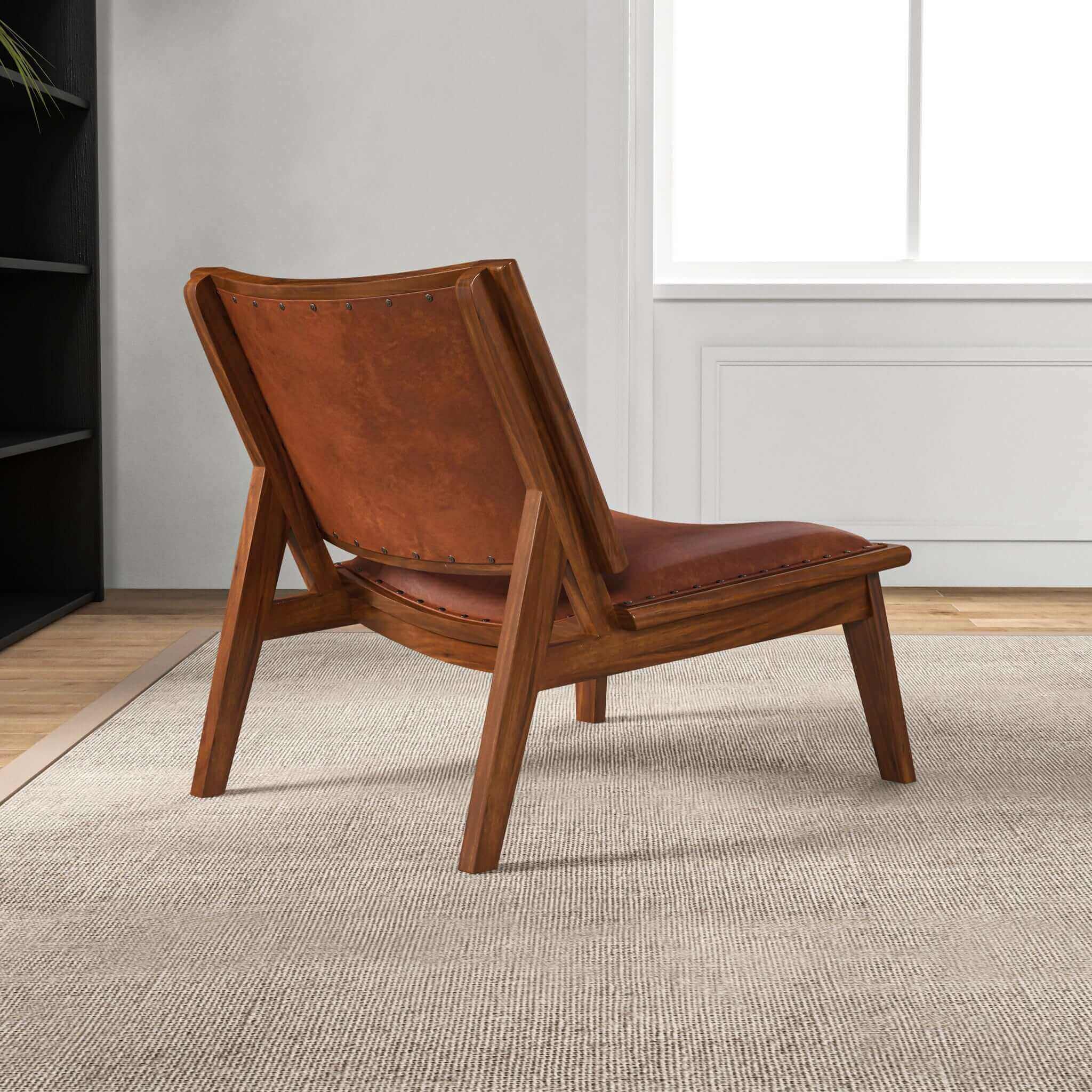 Tatte Leather Lounge Chair - New York Modern Furniture