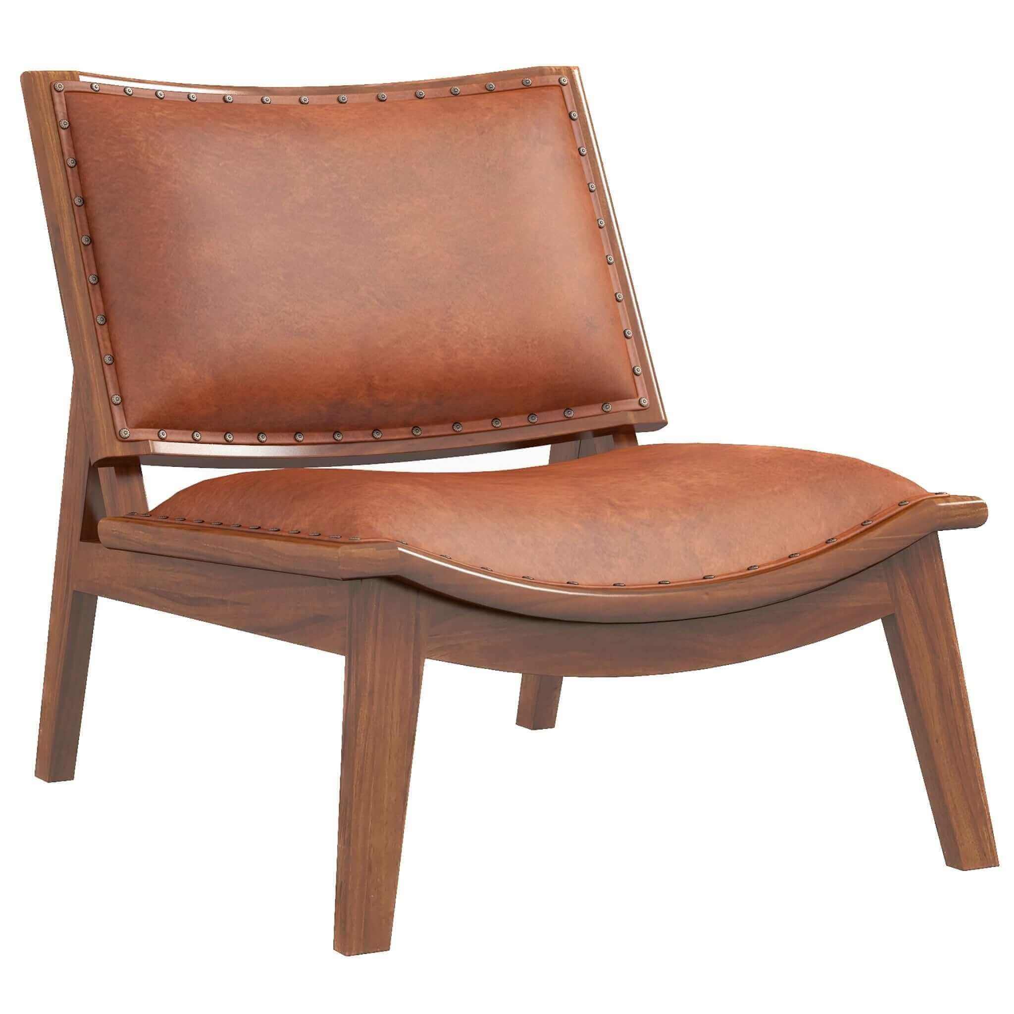 Tatte Leather Lounge Chair - New York Modern Furniture