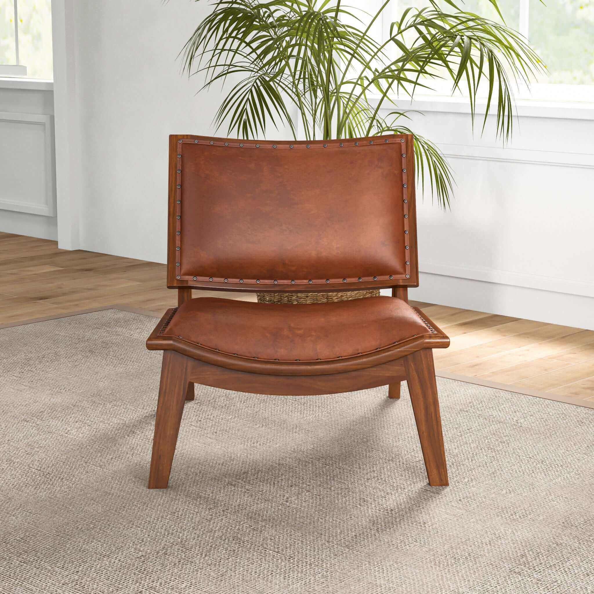 Tatte Leather Lounge Chair - New York Modern Furniture