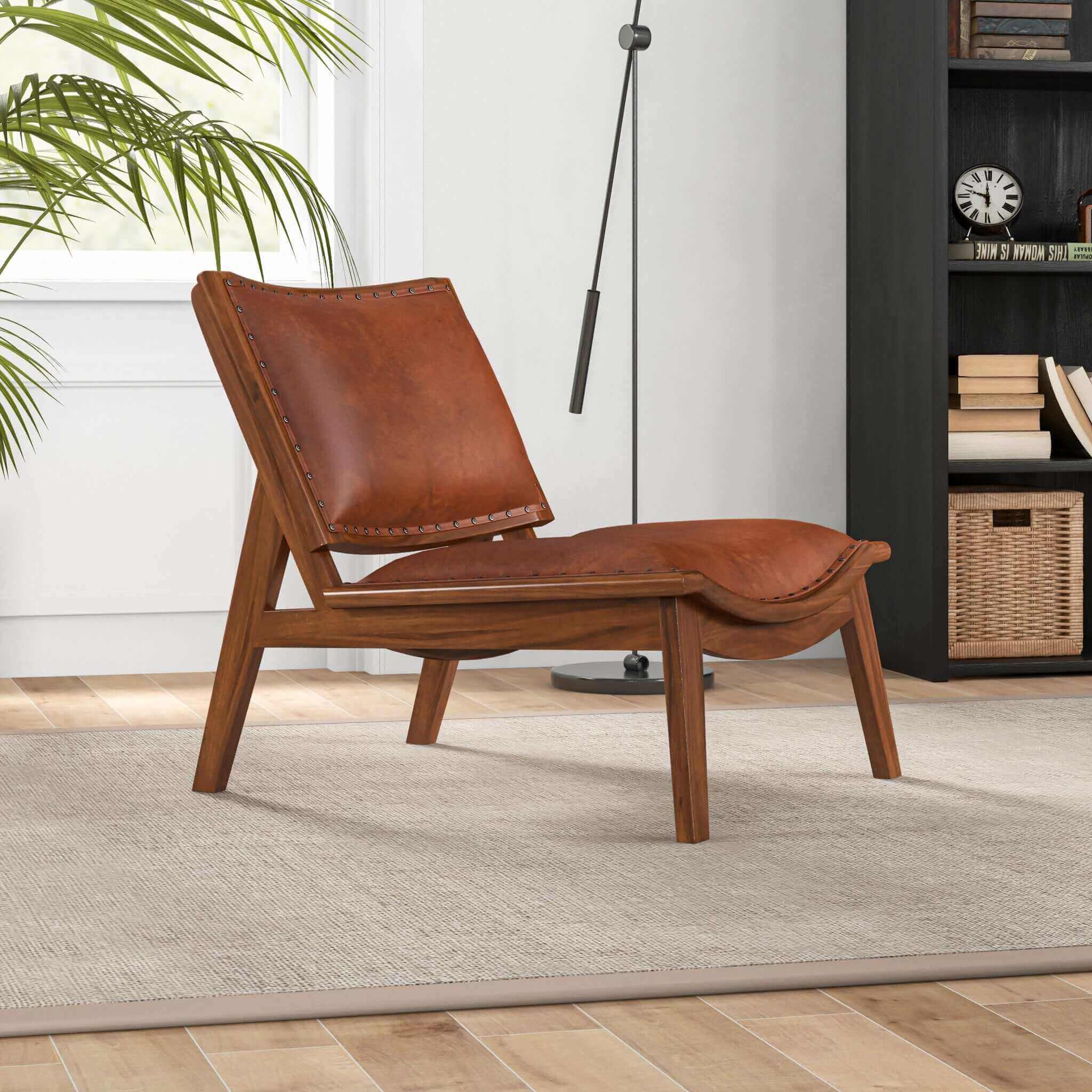 Tatte Leather Lounge Chair - New York Modern Furniture