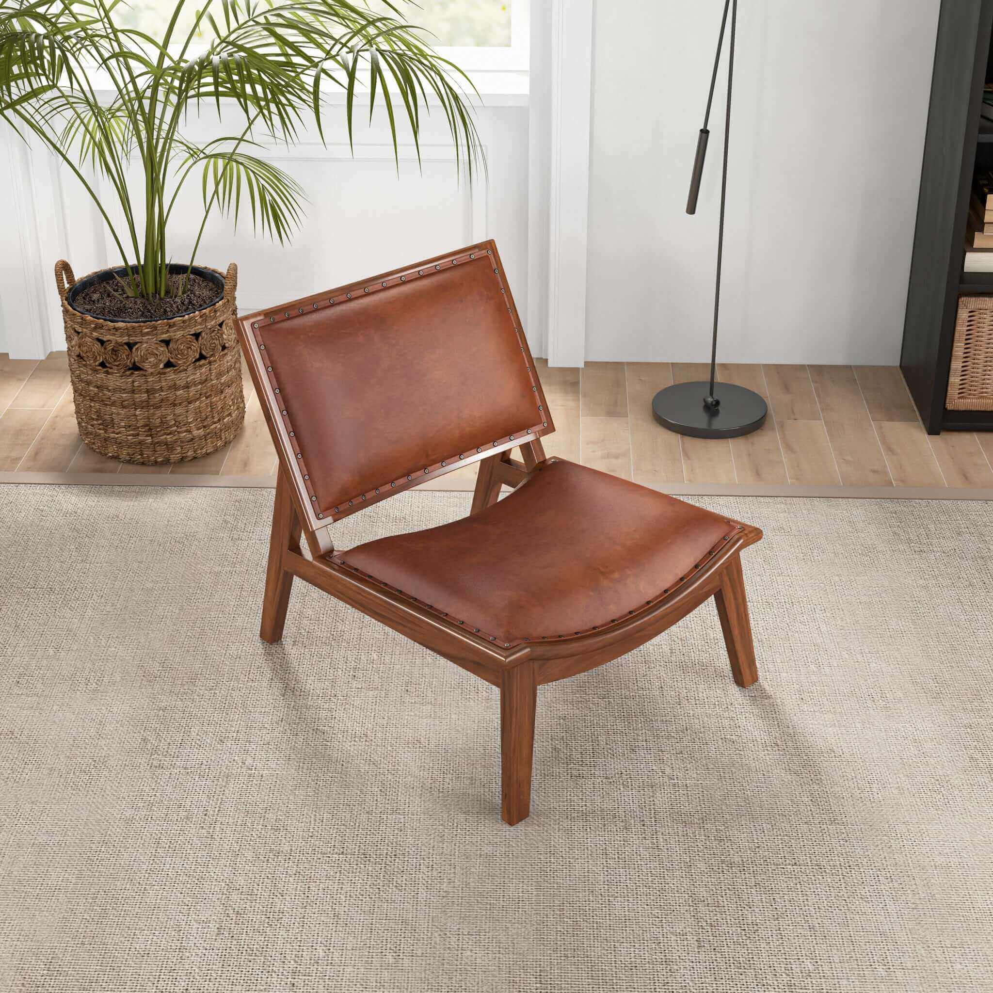 Tatte Leather Lounge Chair - New York Modern Furniture