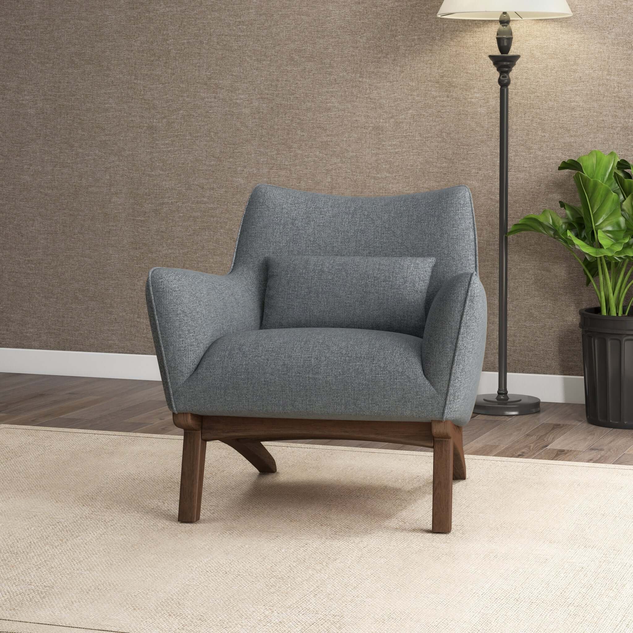 Trinity Linen Lounge Chair - New York Modern Furniture