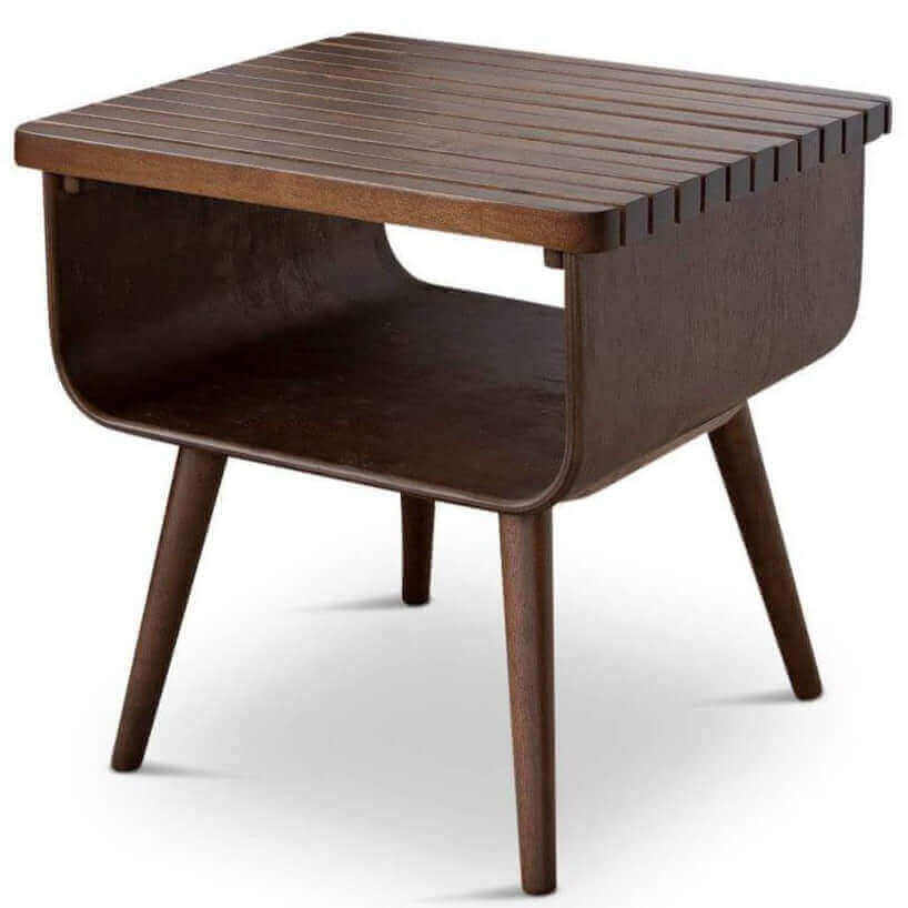 Vena Walnut End Table - New York Modern Furniture