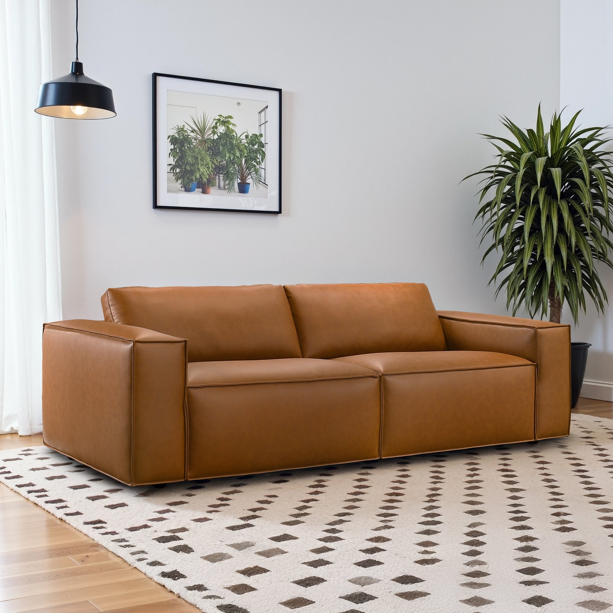 Vernon Vegan Leather Sofa - New York Modern Furniture