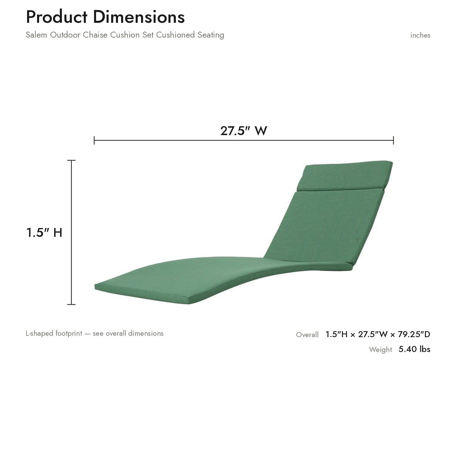 Product Dimensions
