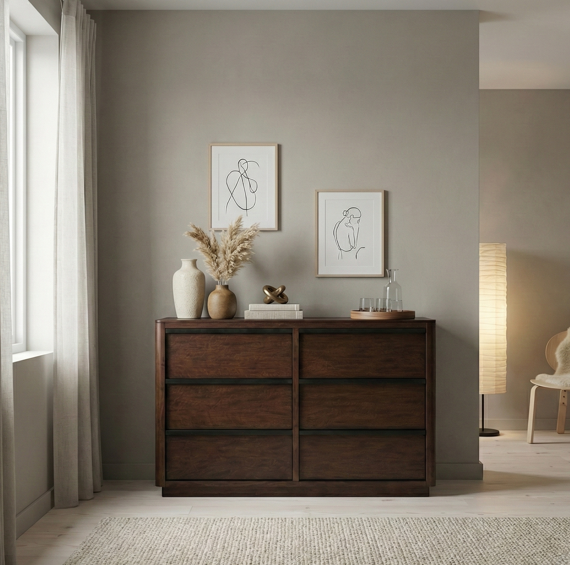 Kendamor 6 Drawer Dresser