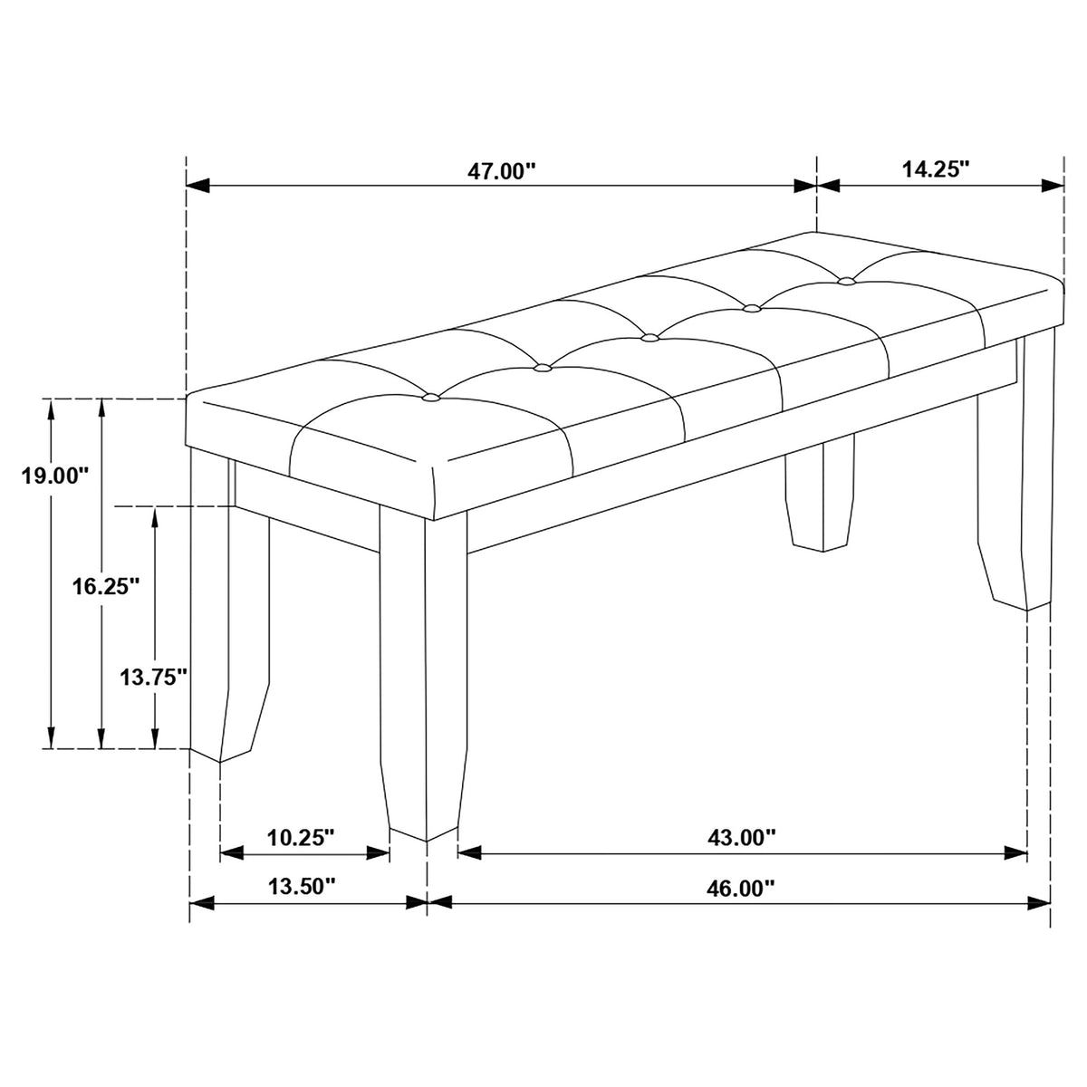 Dalila Dining Benches