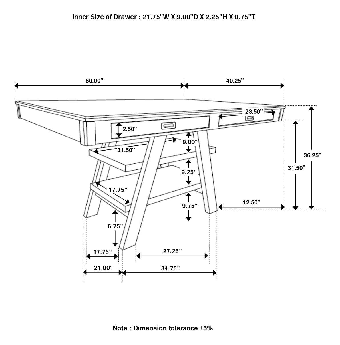 Dewey Dining Tables