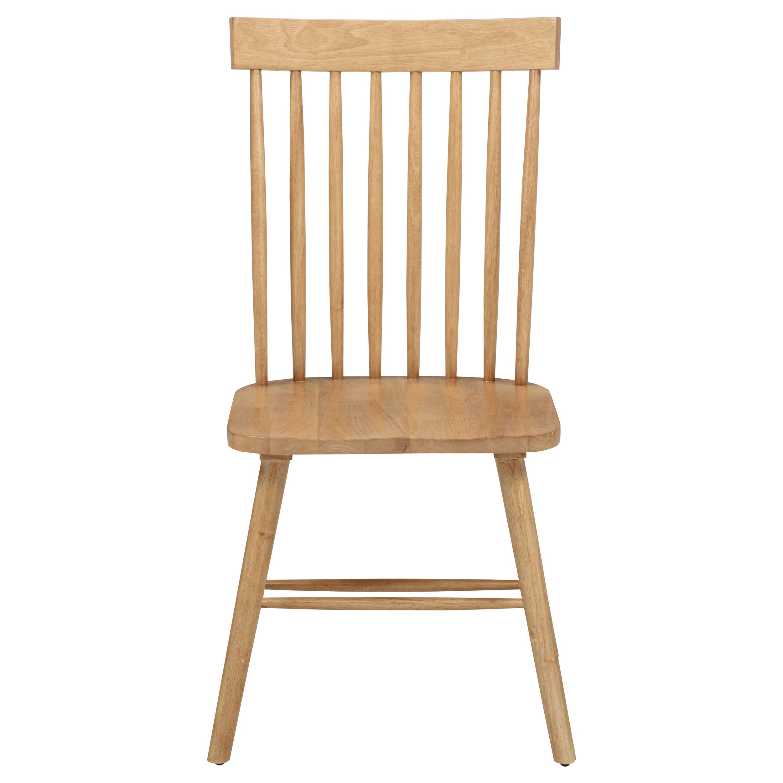 Andrews Windsor Spindle Back Light Ash Dining Side Chair (Set of 2)