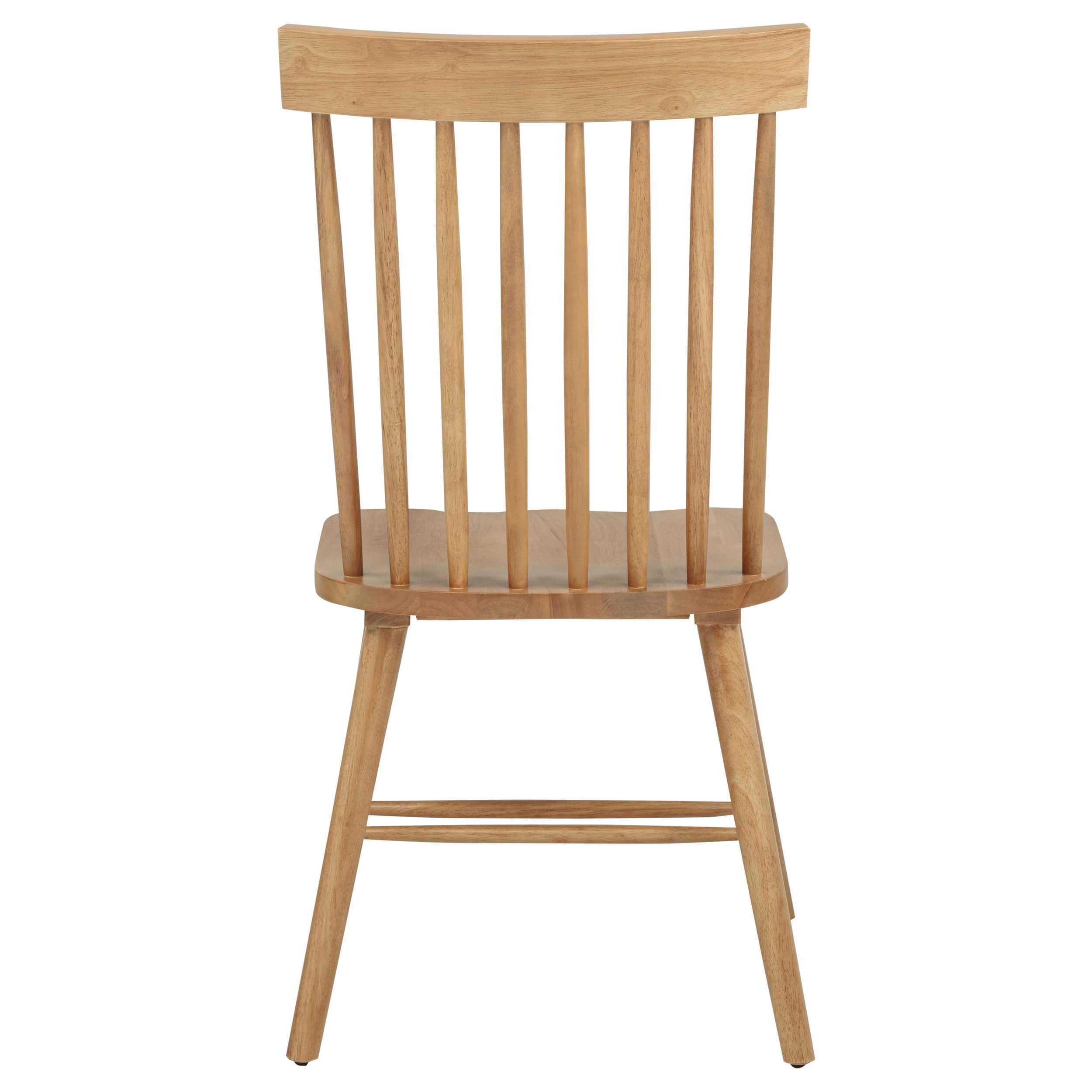 Andrews Windsor Spindle Back Light Ash Dining Side Chair (Set of 2)