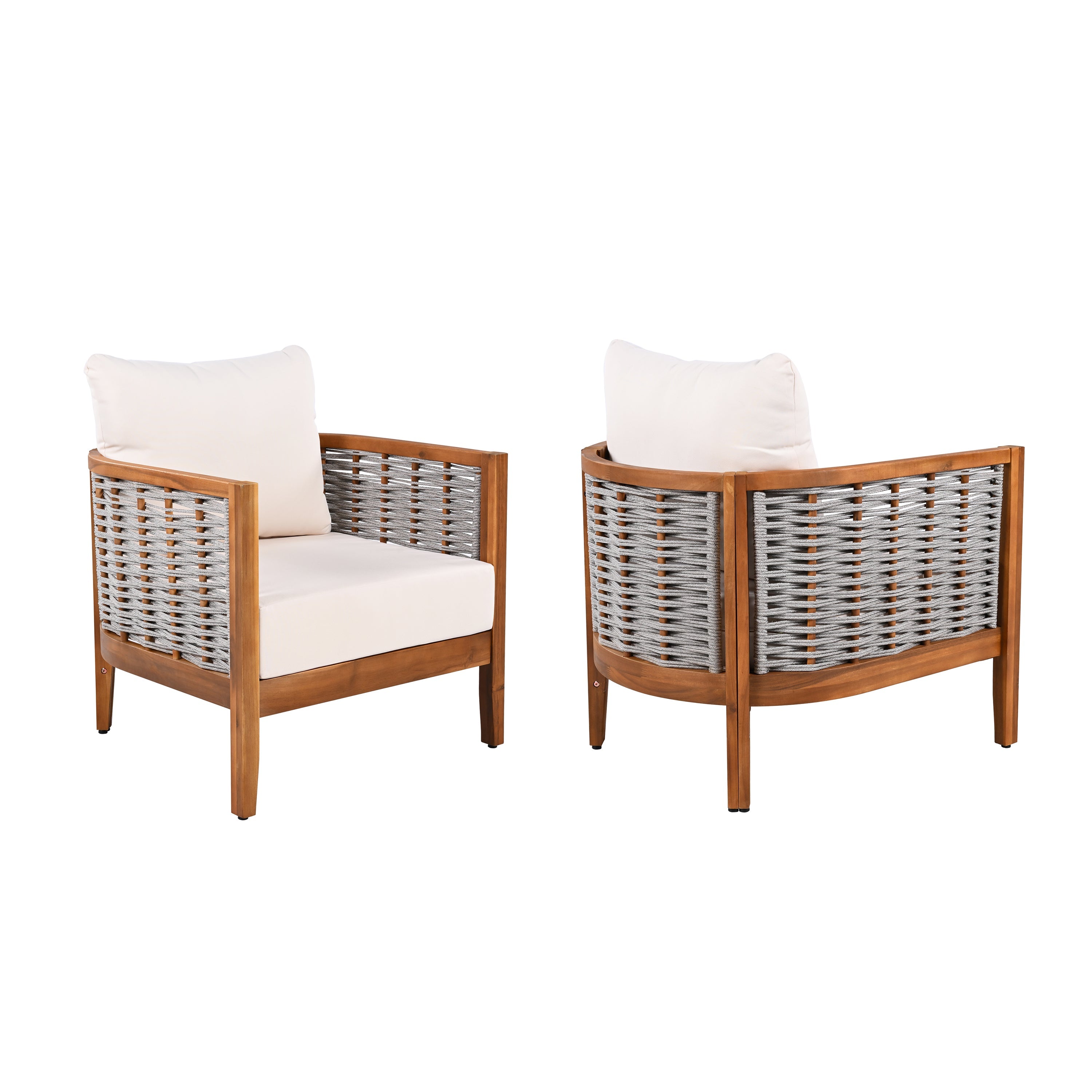 Unique Outdoor Furniture Cushioned Seating - Teak