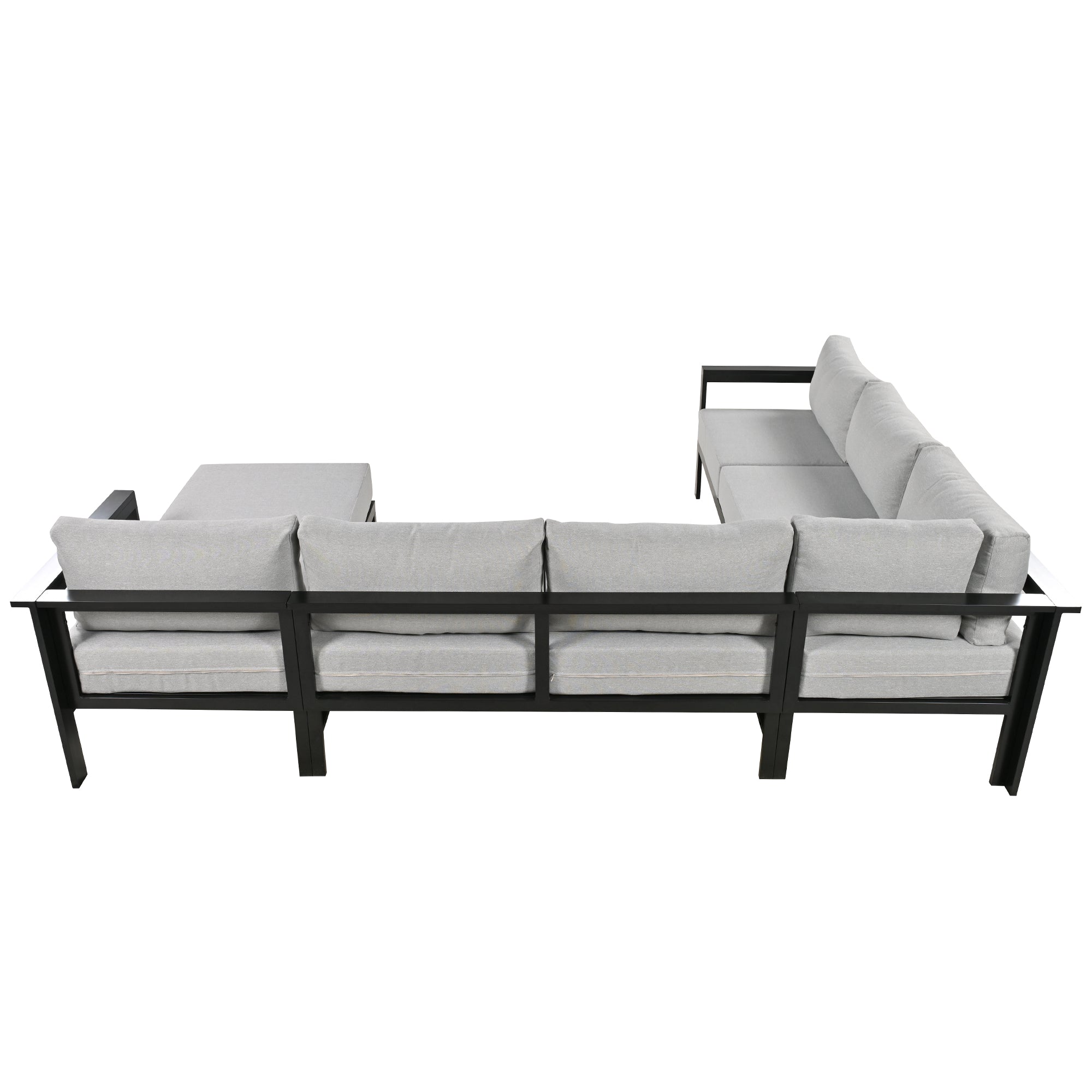U-Style Outdoor U-Shaped Sectional Cushioned Seating