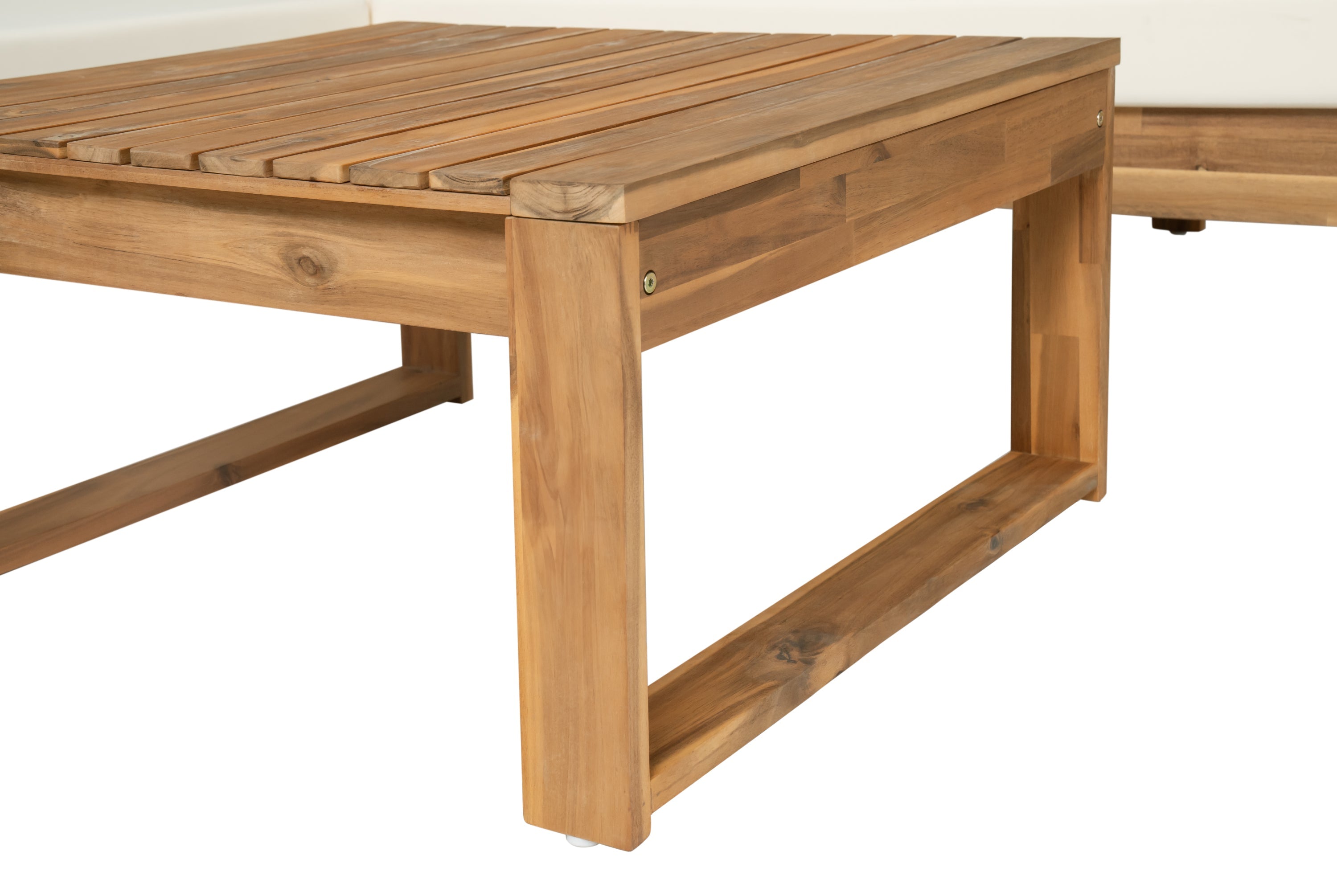 Outdoor Sectional Set Acacia Wood