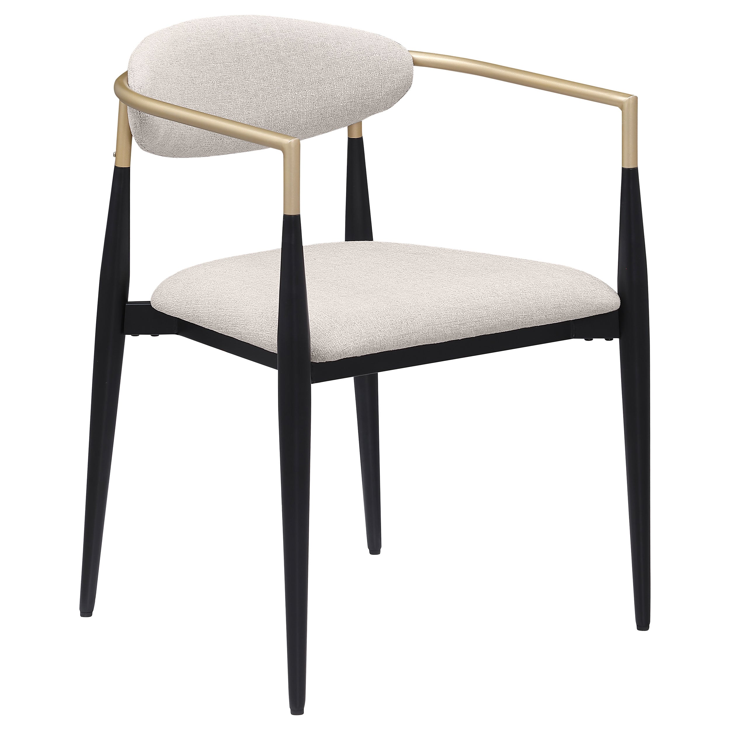 Alexis Fabric Upholstered Dining Arm Chair  (Set of 2)