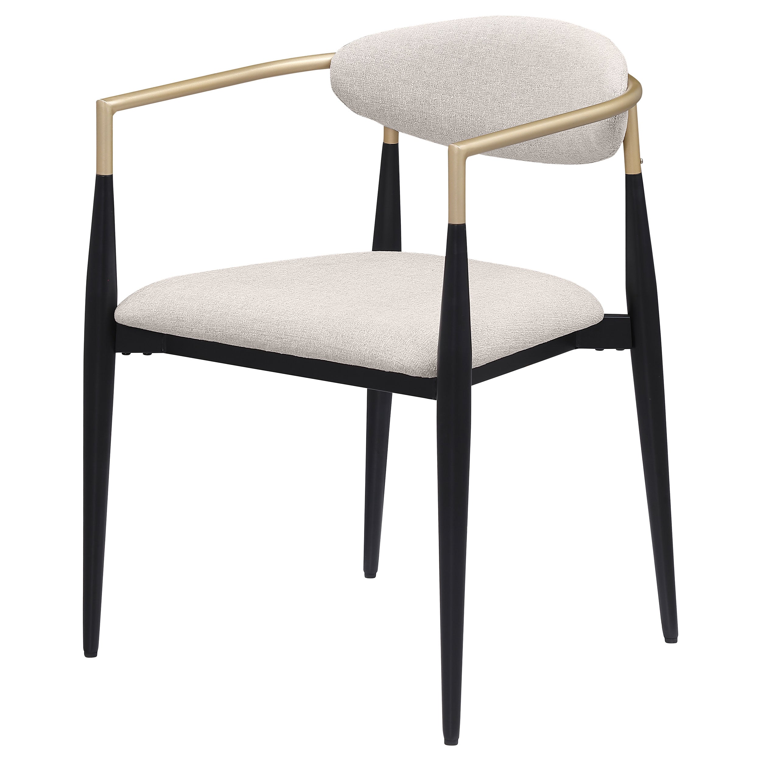 Alexis Fabric Upholstered Dining Arm Chair  (Set of 2)