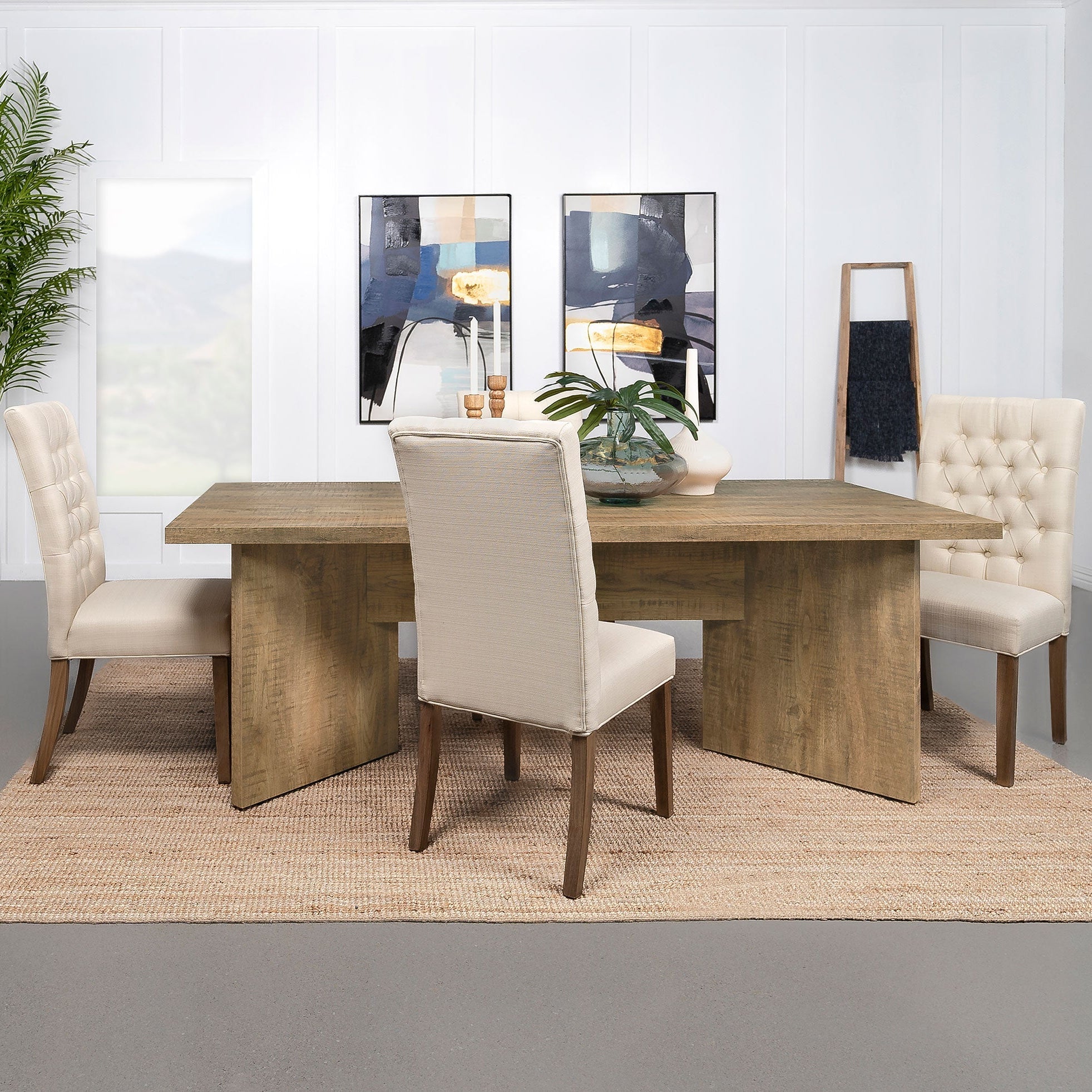 Jamestown 84-inch Composite Wood Dining Table Mango