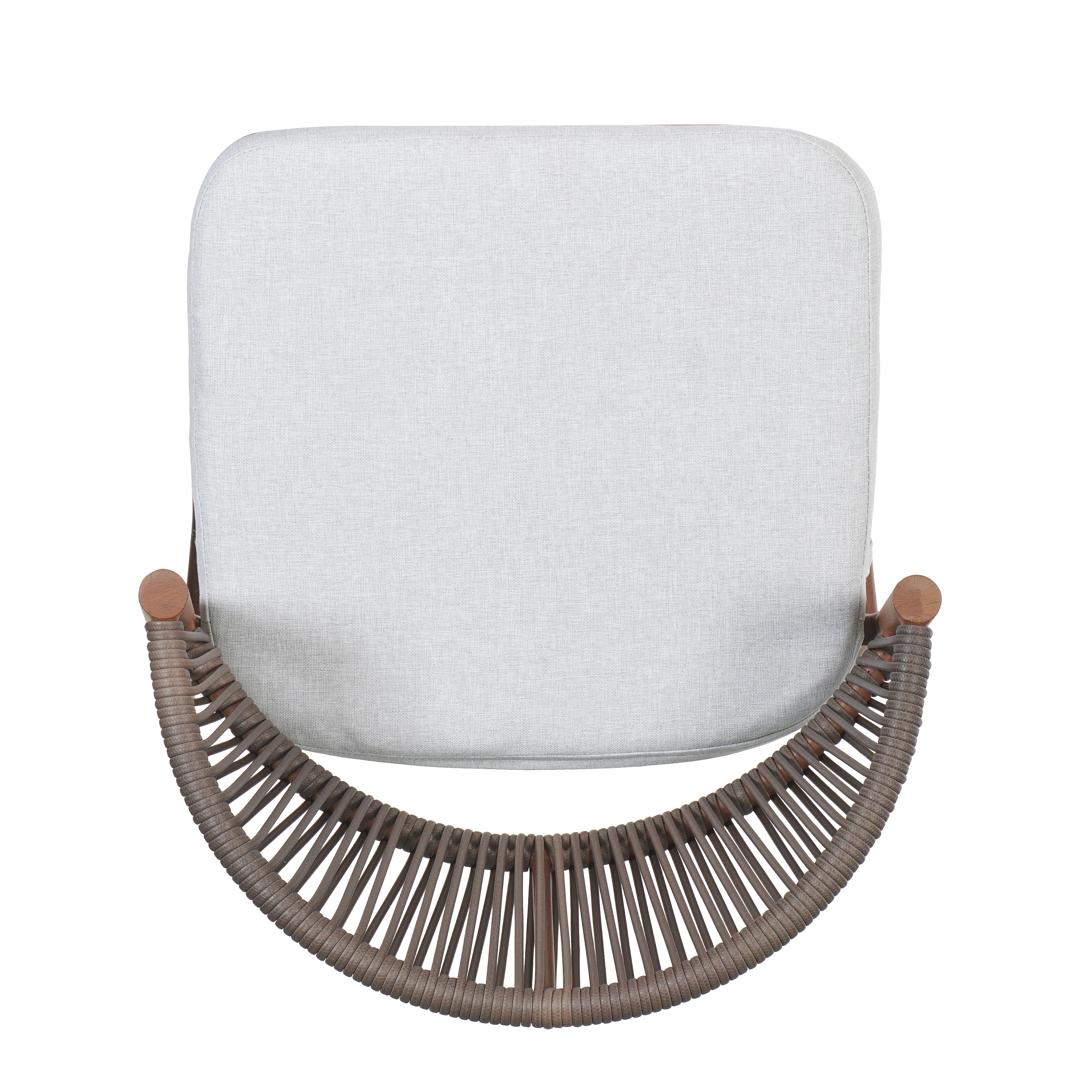 Outdoor Counter Stool Set Water-Resistant Cushions - Teak