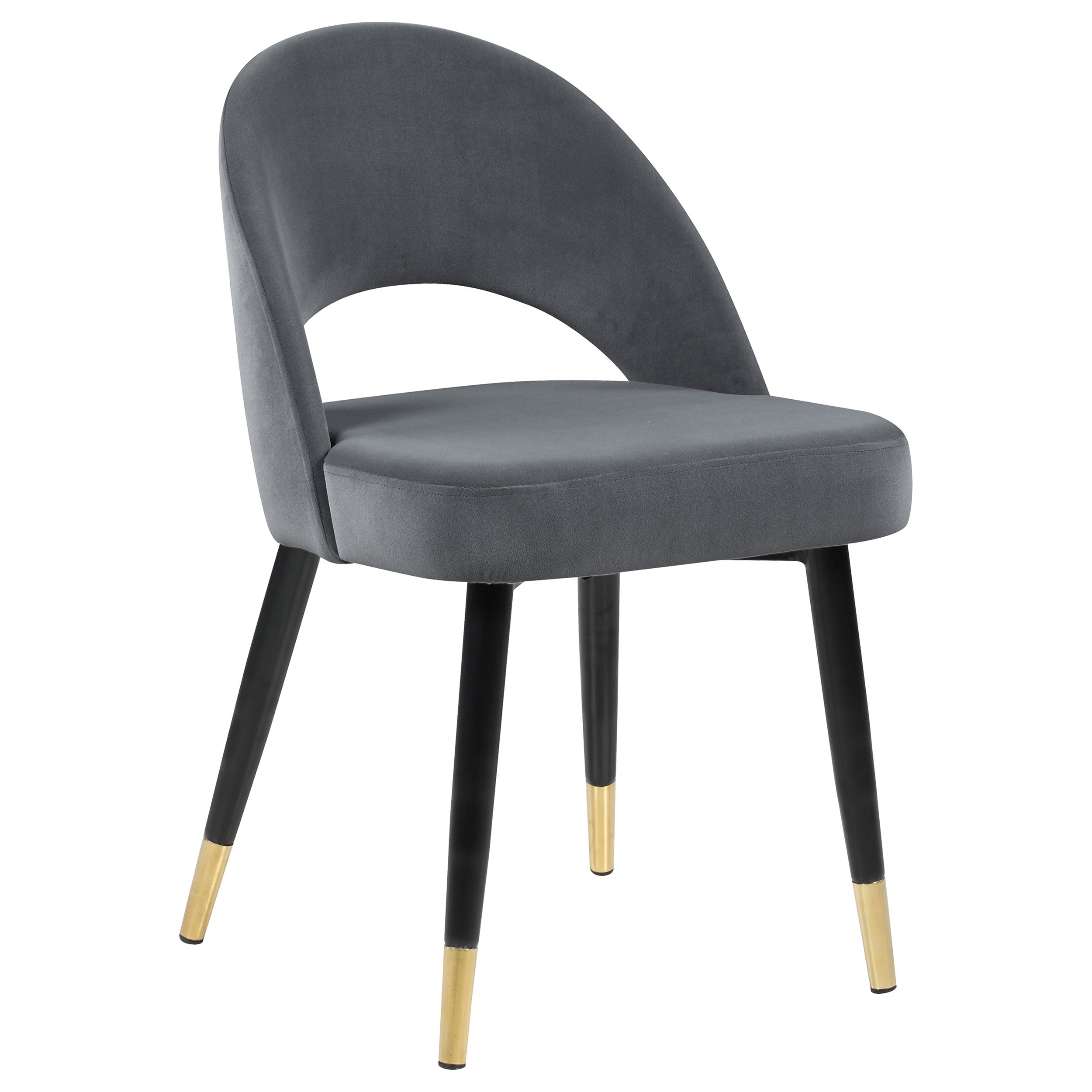Lindsey Grey Upholstered Dining Side Chair (Set of 2)