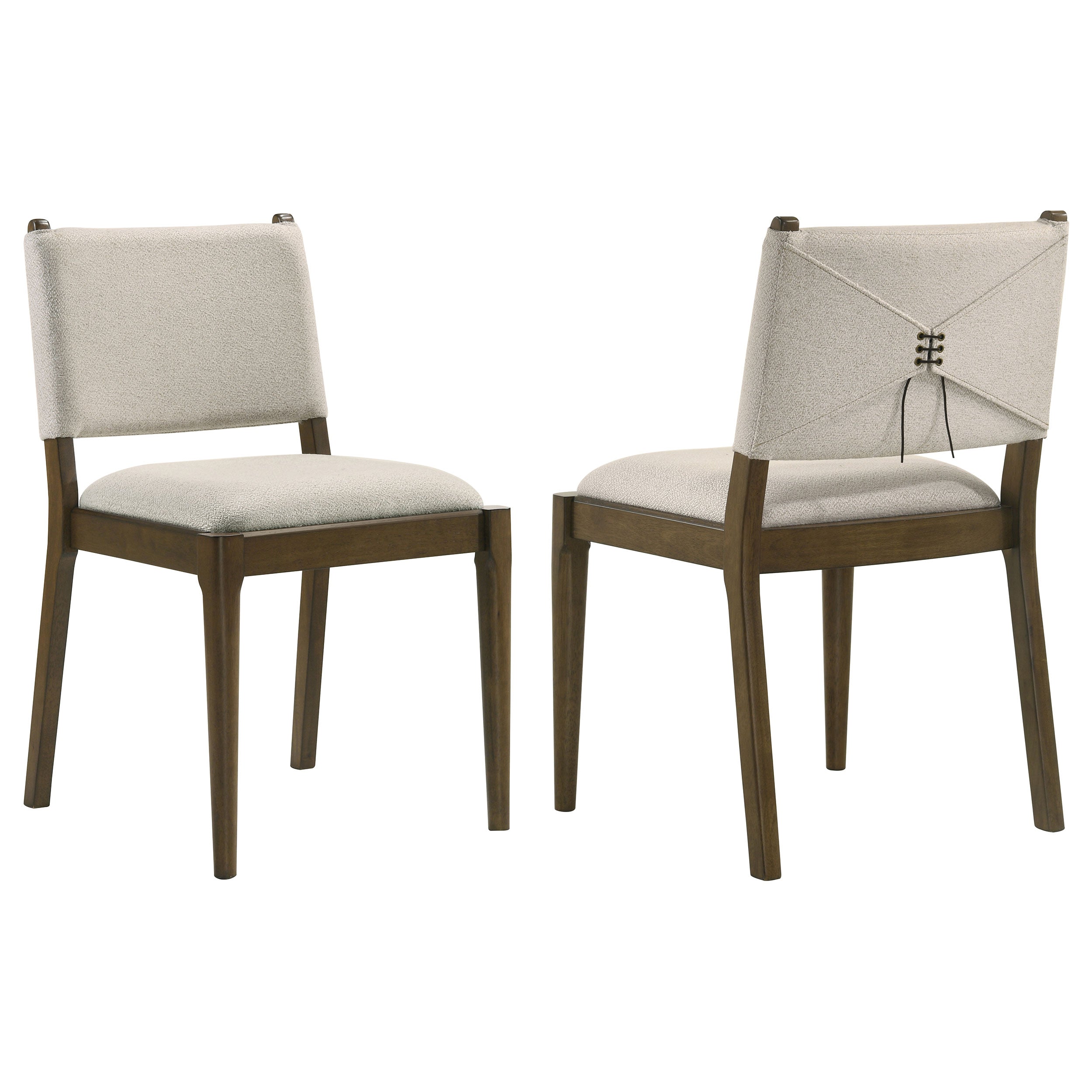 Ottowa Upholstered Side Chair Brown (Set of 2)