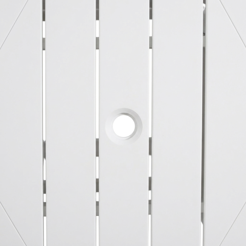 Hdpe Outdoor Bistro Set HDPE Frame - White